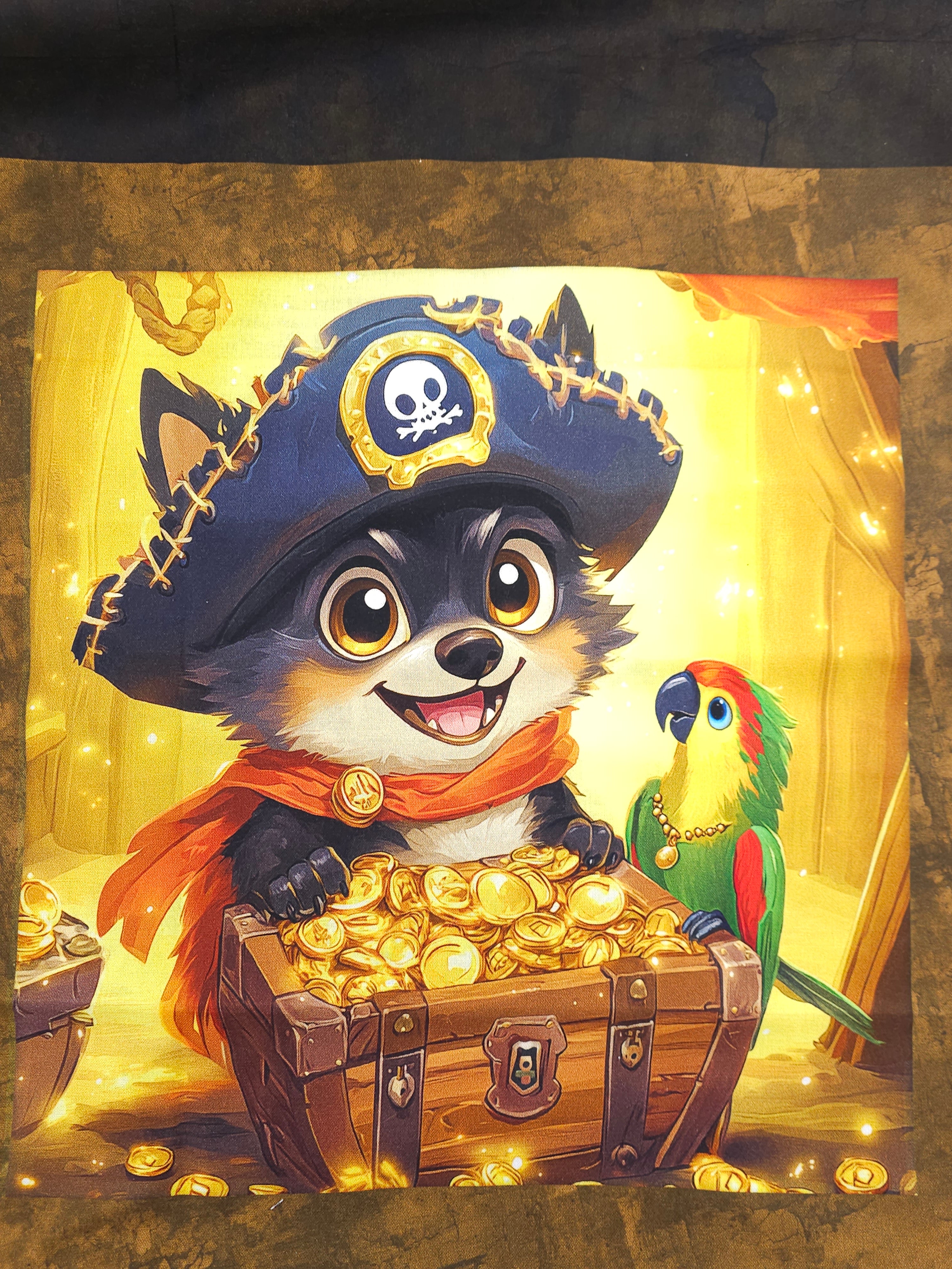 The Golden Hoard Panel Cotton - 2.2m Piece