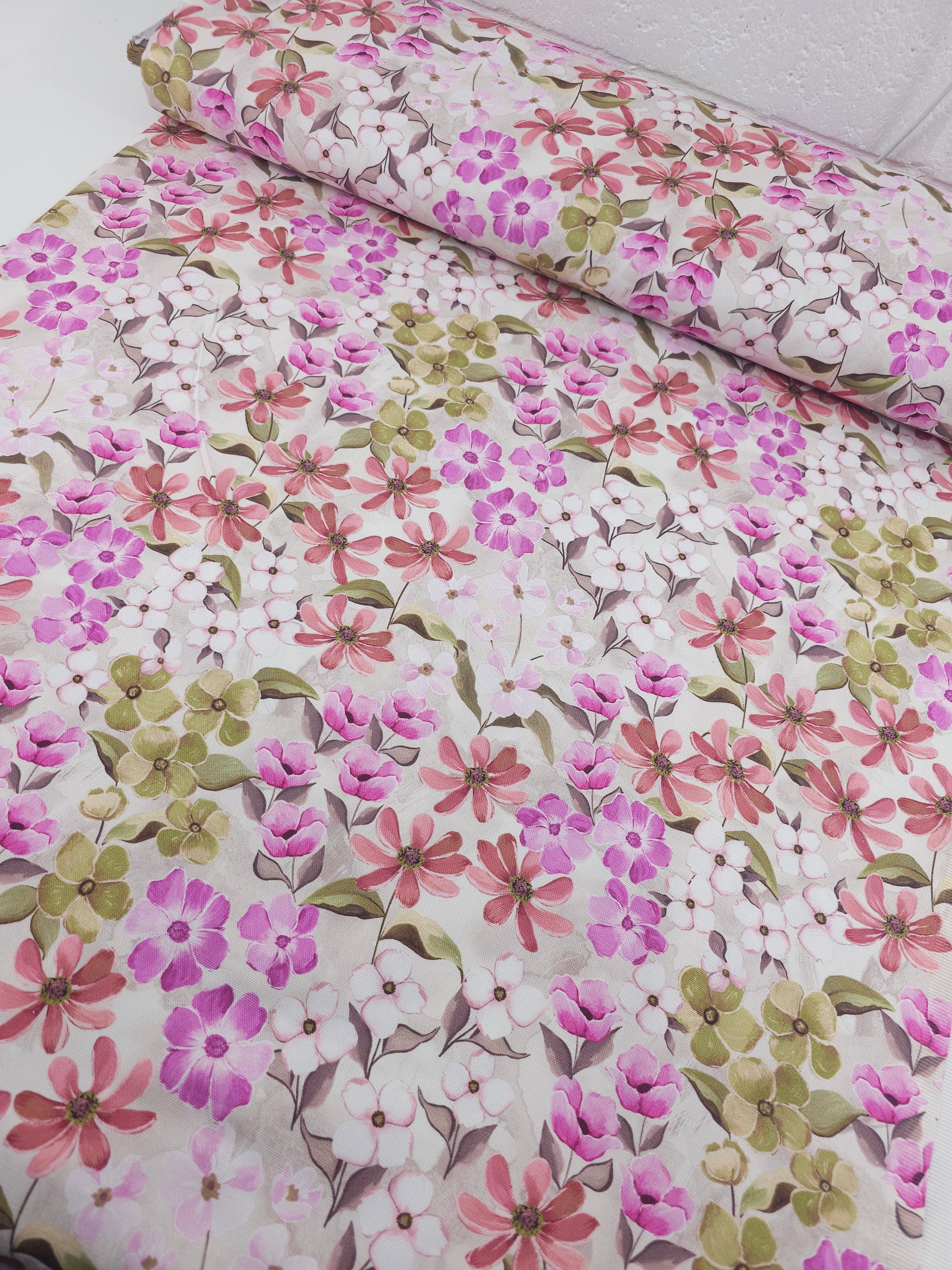 Blossom Floral Canvas Cotton