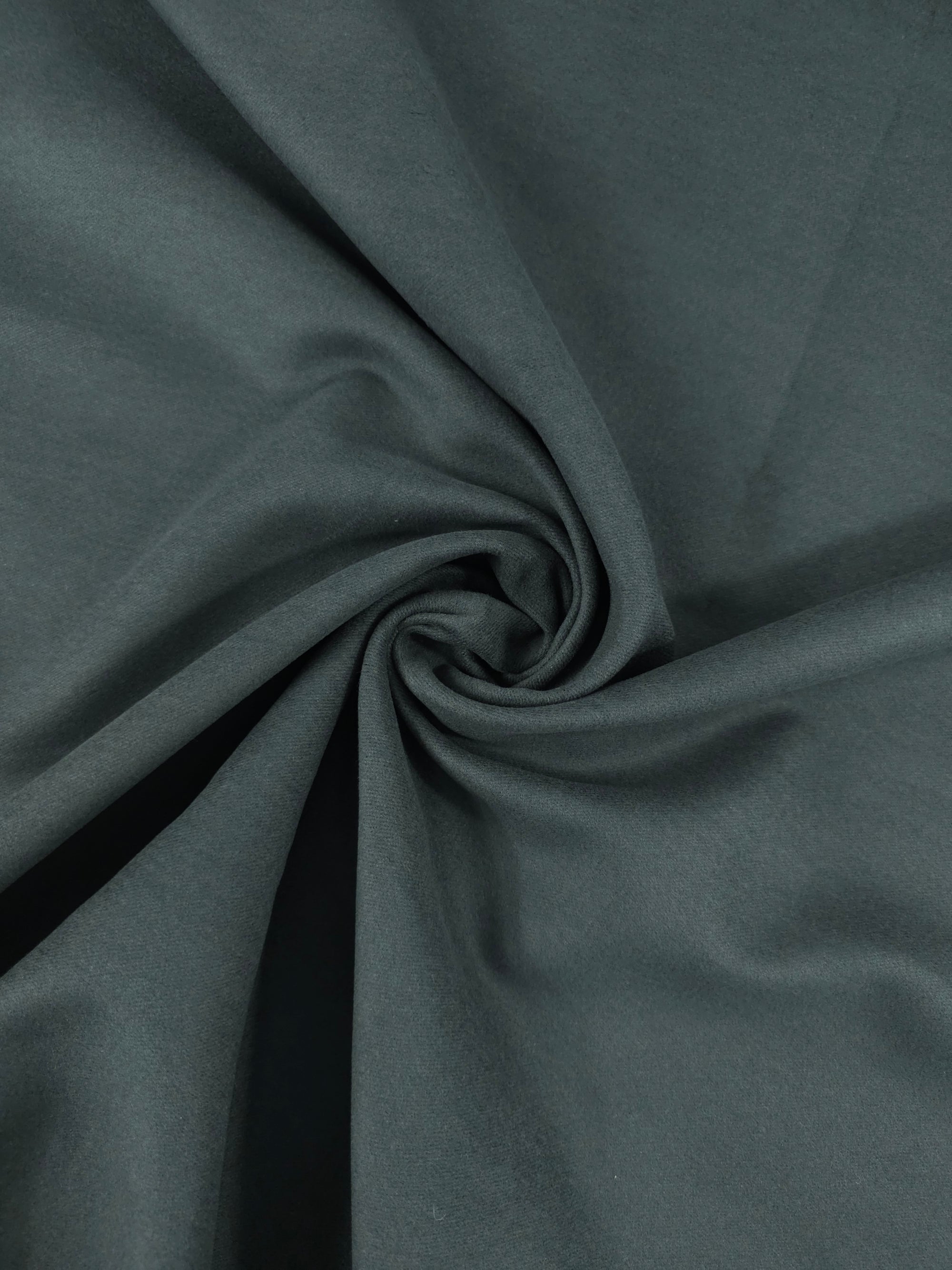 Greyish Khaki Cotton Suede