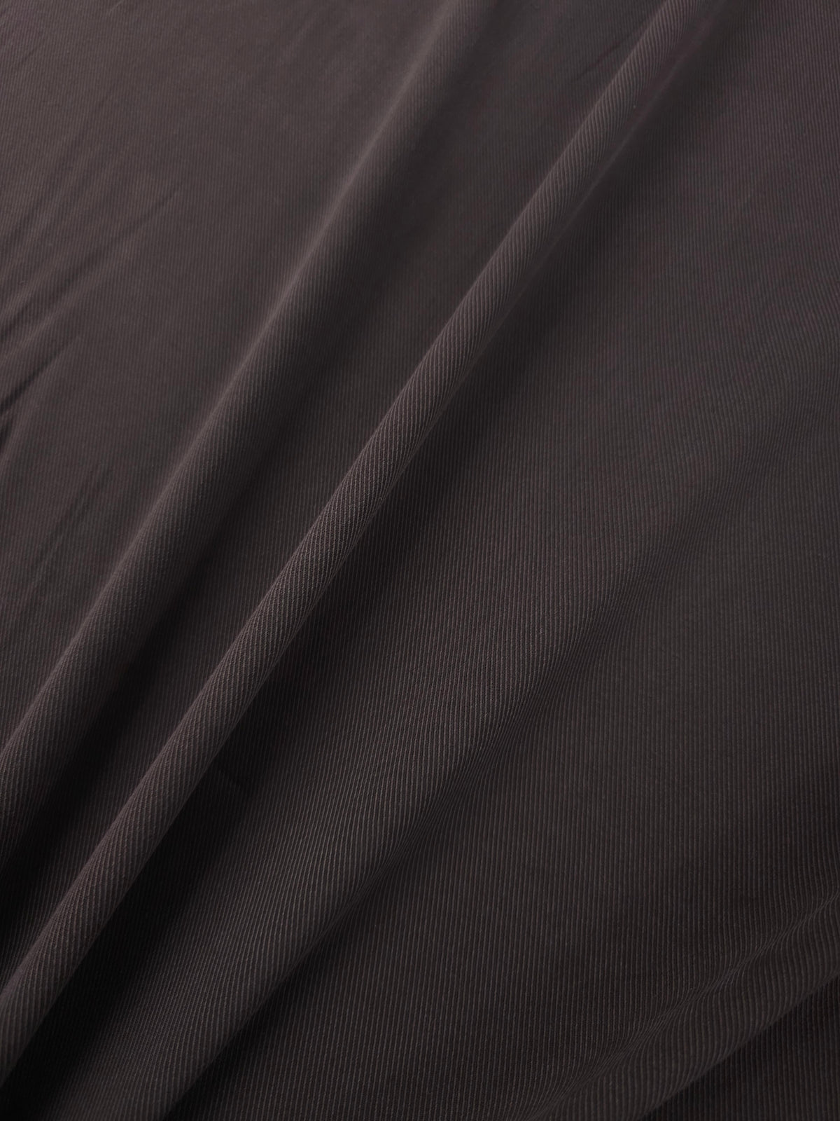 Cool Brown Sandwashed Tencel Twill