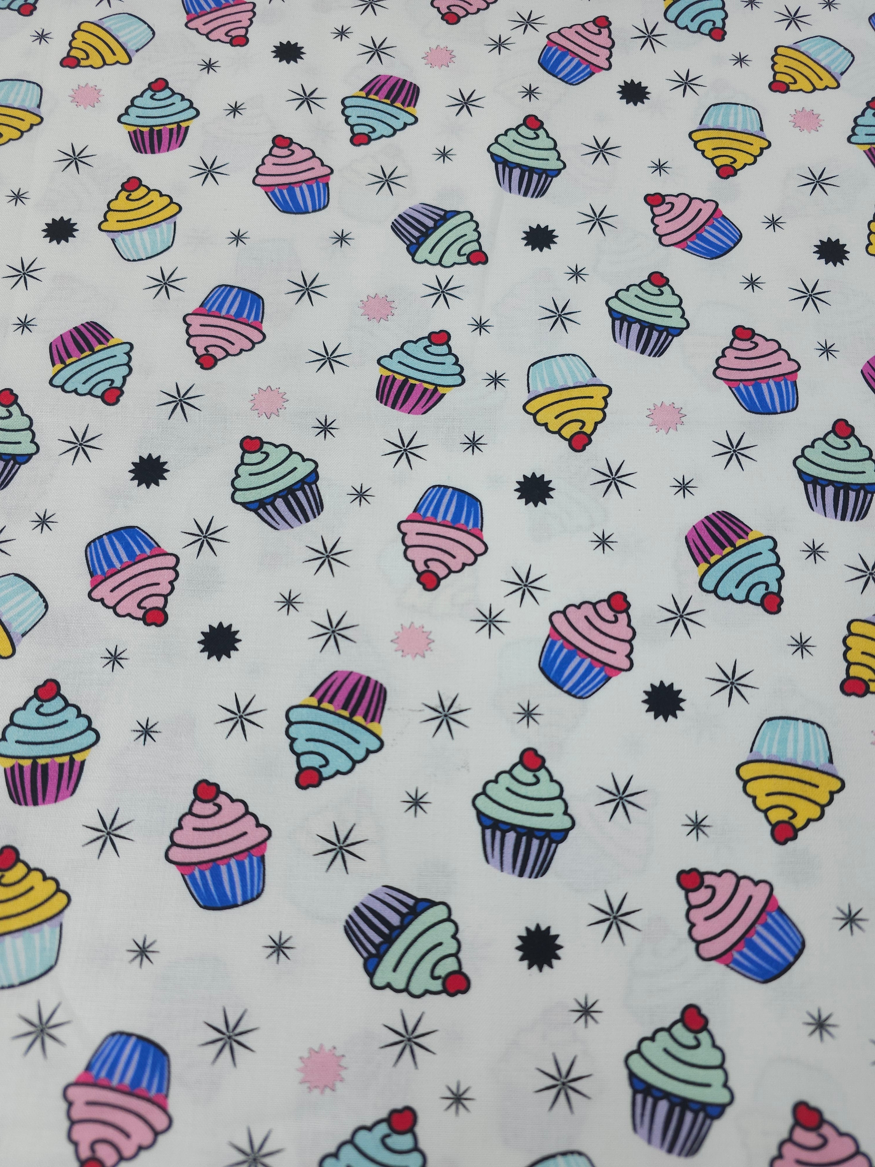 Cupcake Party 100% Cotton