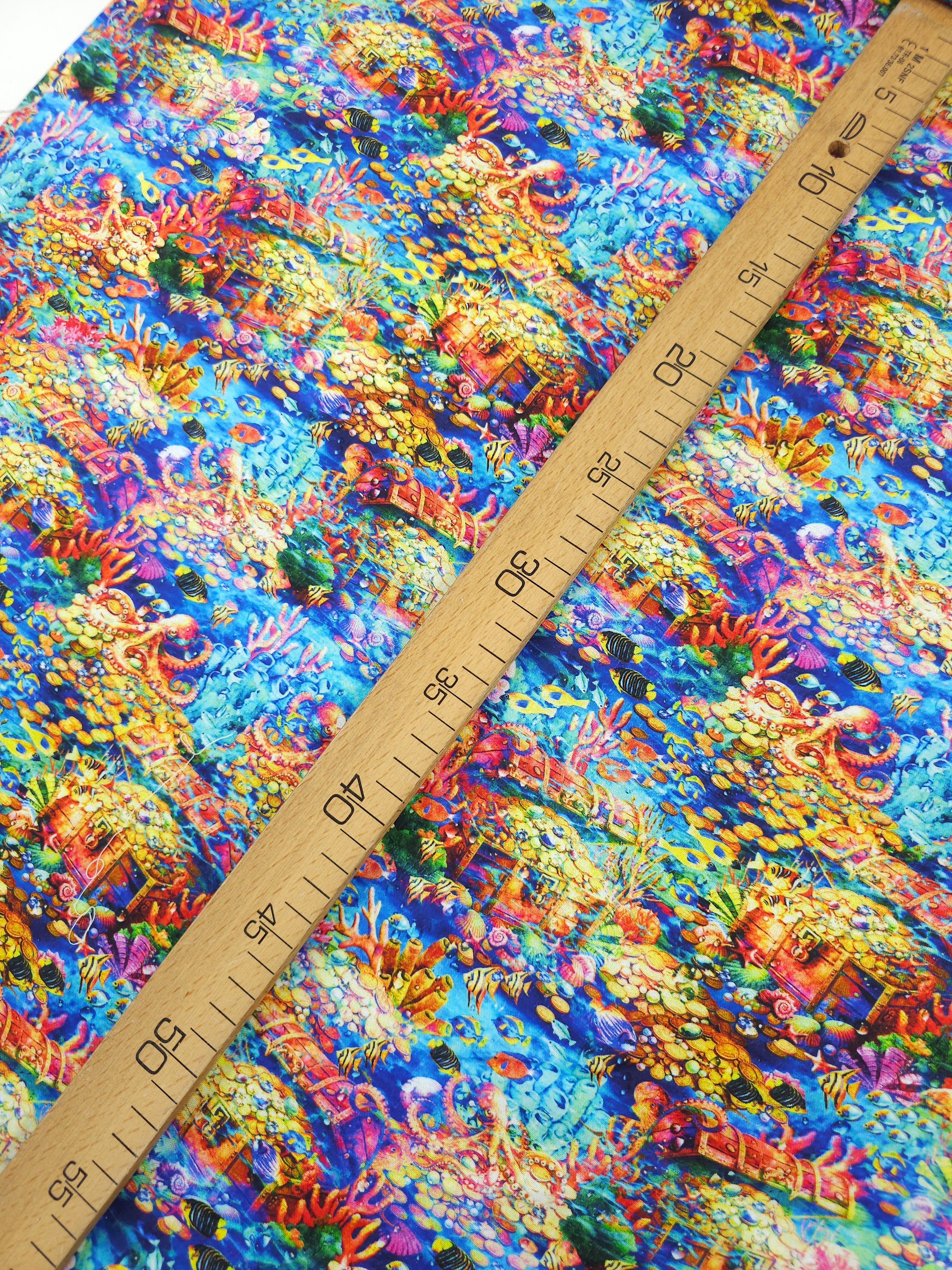 Underwater Treasure 100% Cotton