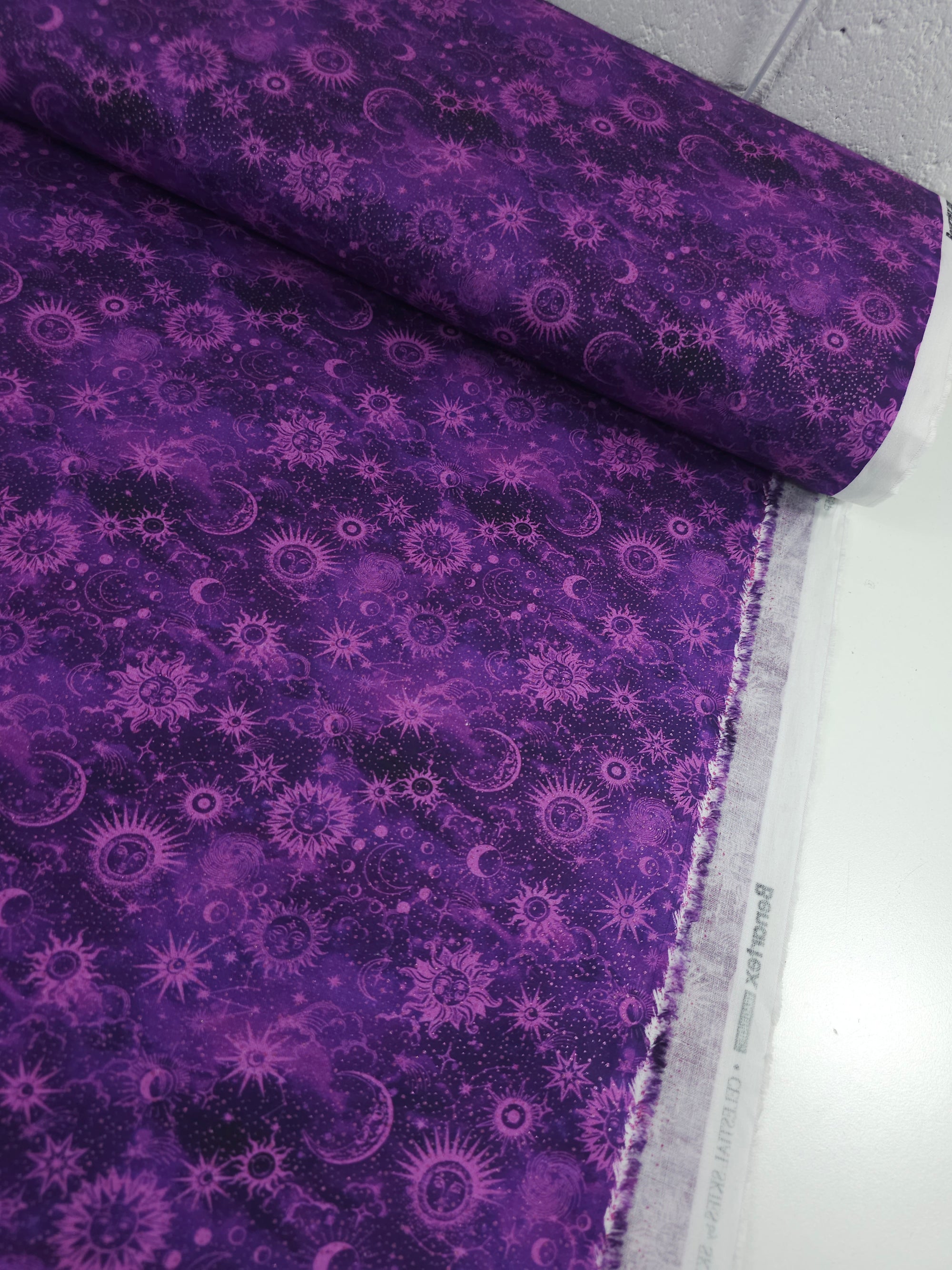 Purple Celestial Skies 100% Cotton