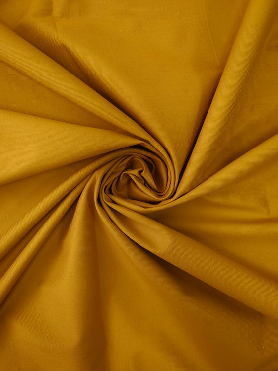 Deep Mustard Cotton Twill