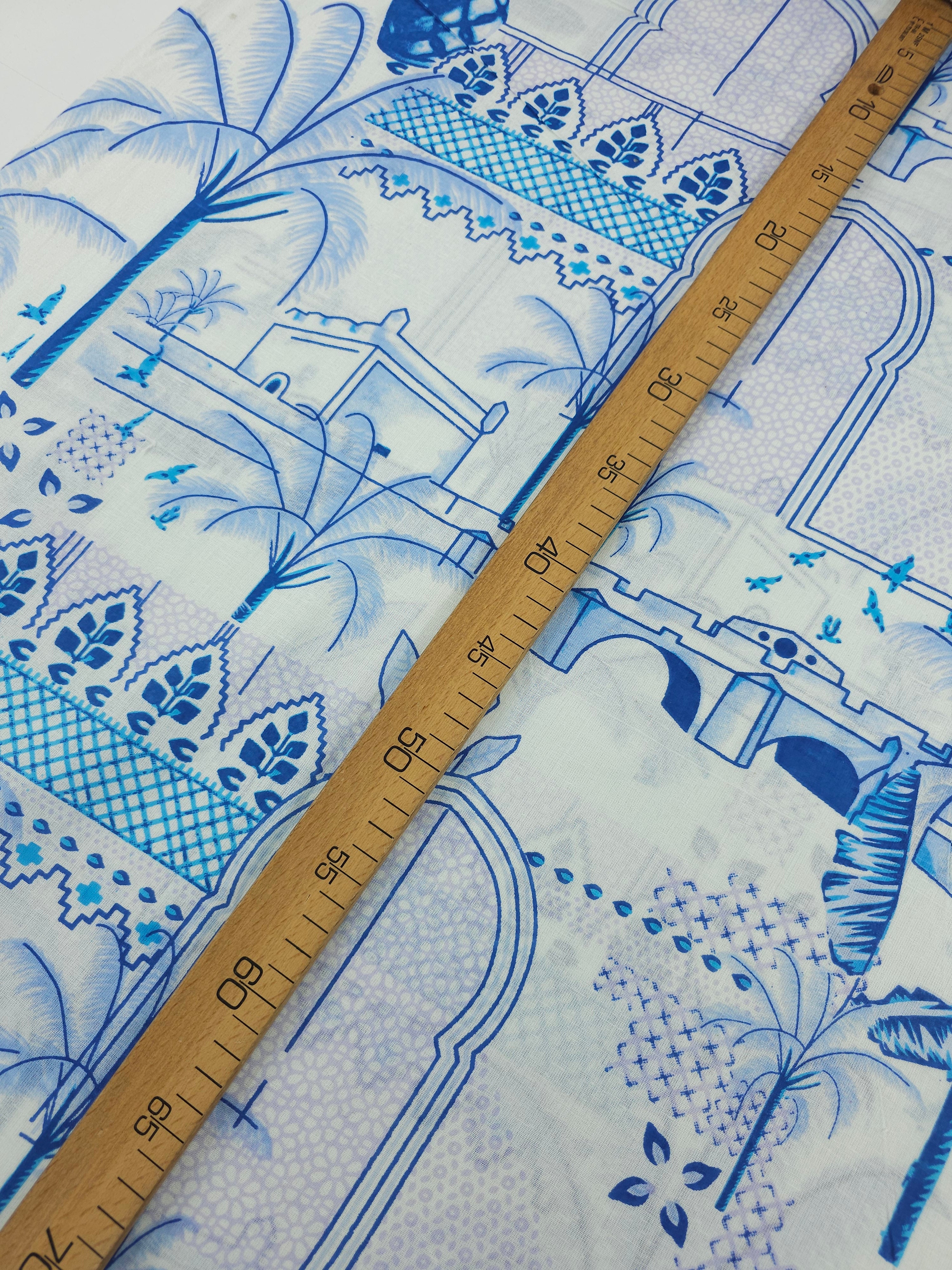 Blue/White Voyage Maison Cambric Cotton