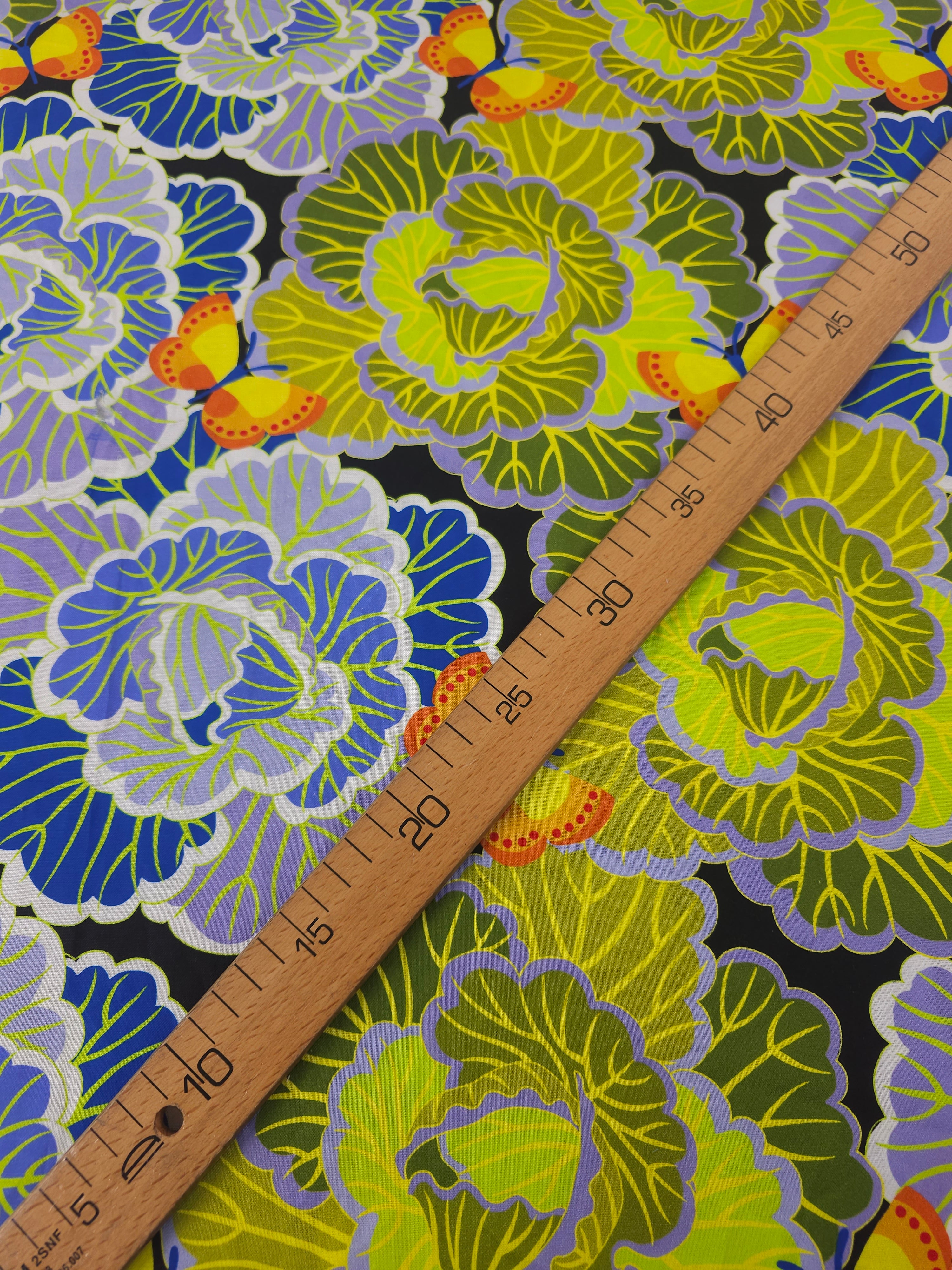 Abstract Cabbage Patch 100% Cotton - Jane Sassaman x Free Spirit
