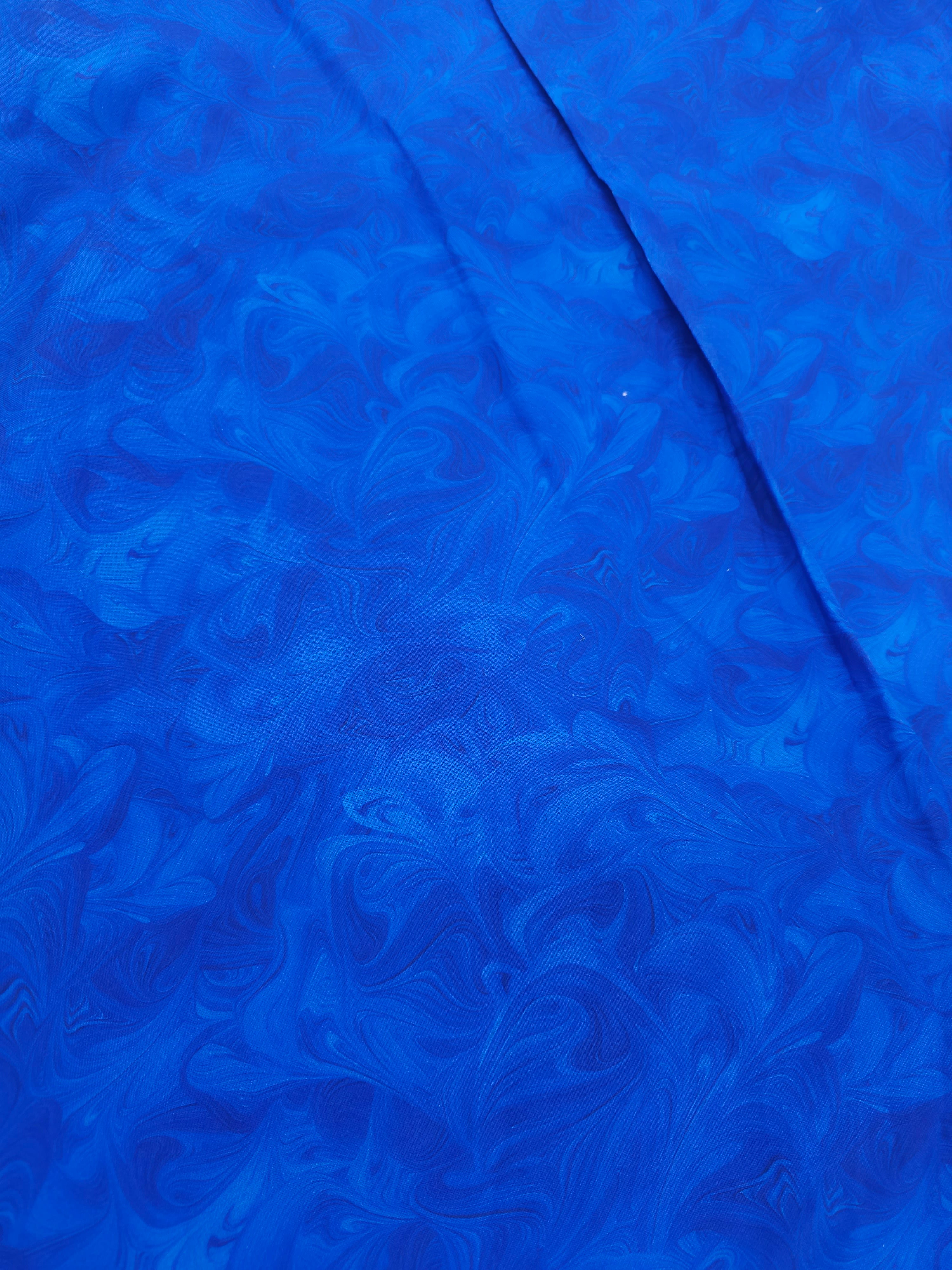 Cobalt shades Cotton- 1.9m piece