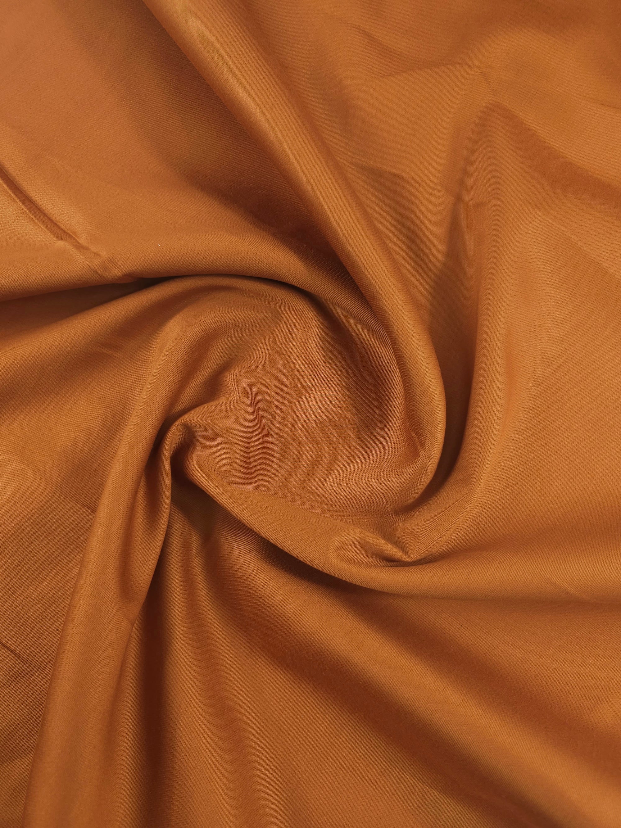 Toffee Orange Cotton Sateen 94" *EXTRA WIDE*