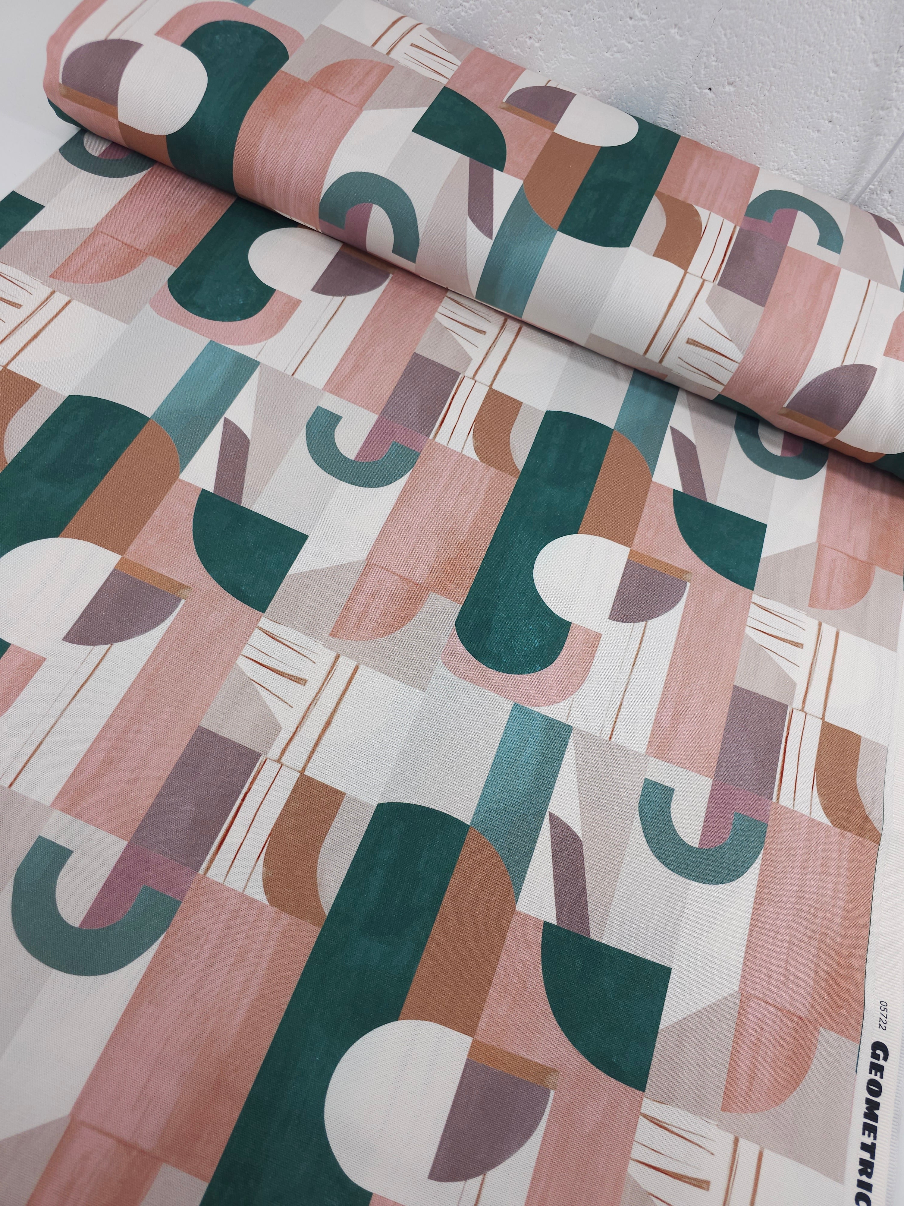 Geometric Shape Party Lightweight Canvas Cotton