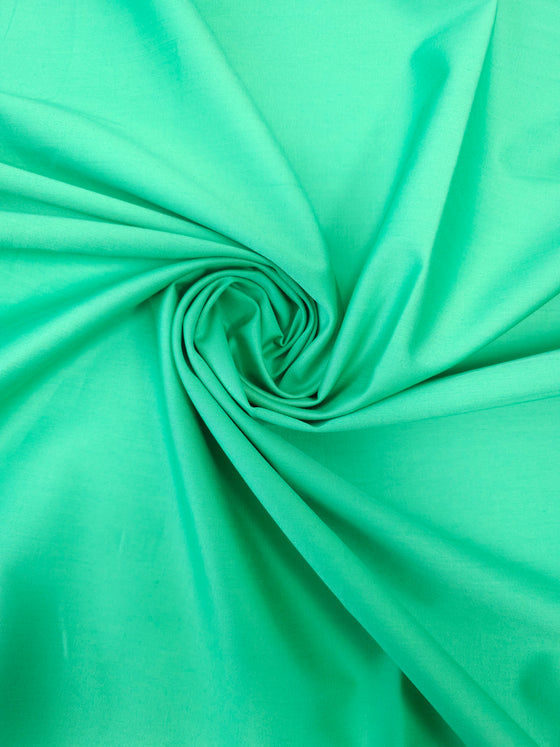 Seafoam Green Brushed Cotton Tencel