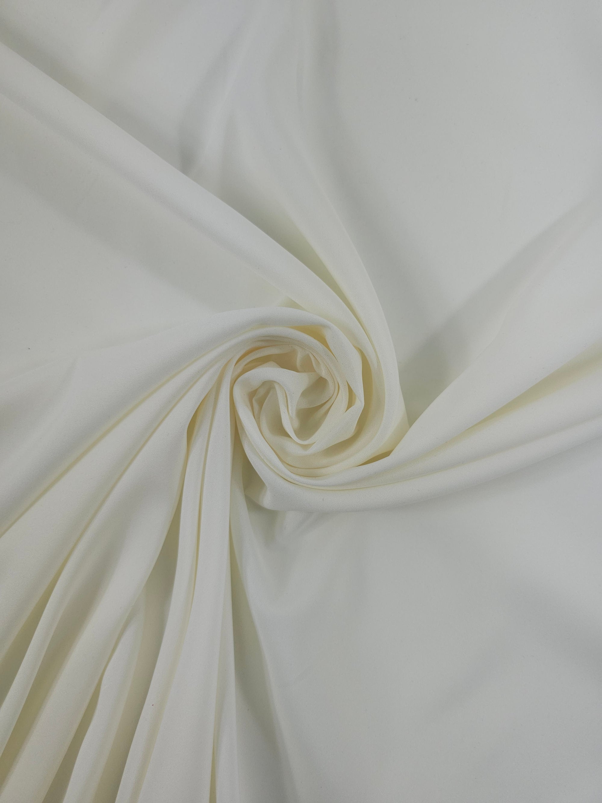 Ivory Soft Poly Stretch Lining