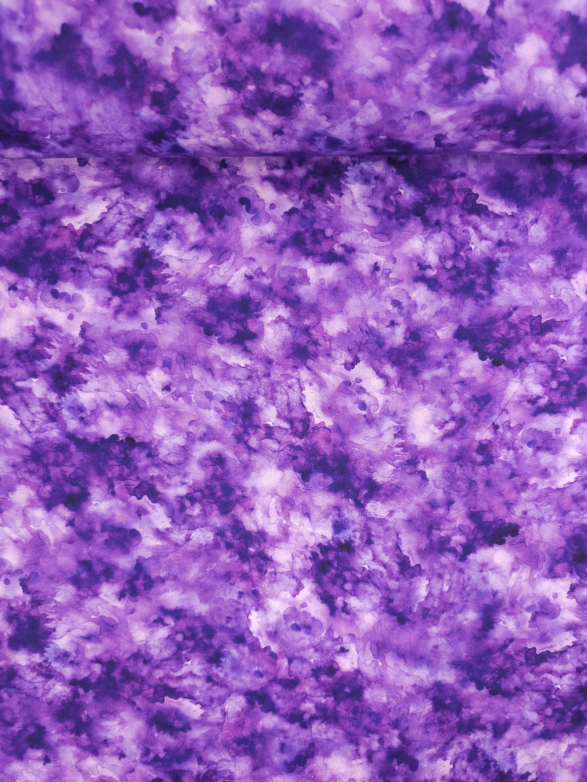 Purple Iris Watercolour Smoke 100% Cotton 108" *EXTRA WIDE*