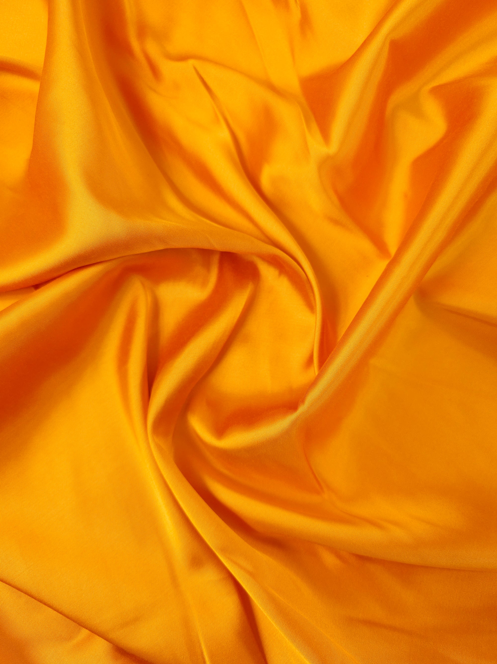 Orange Viscose Satin
