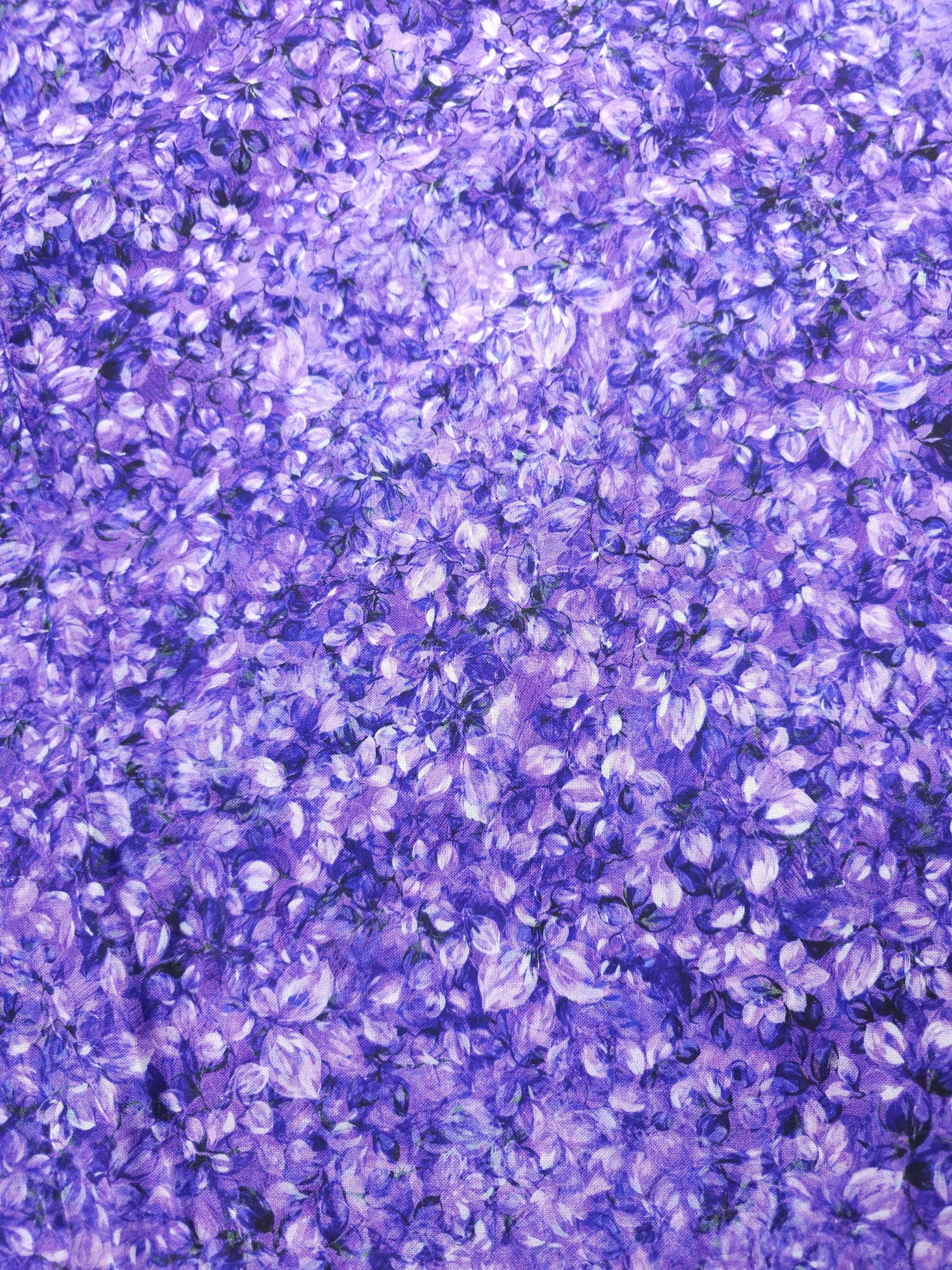 Mirage Purple Floral Cotton - 4.3m piece