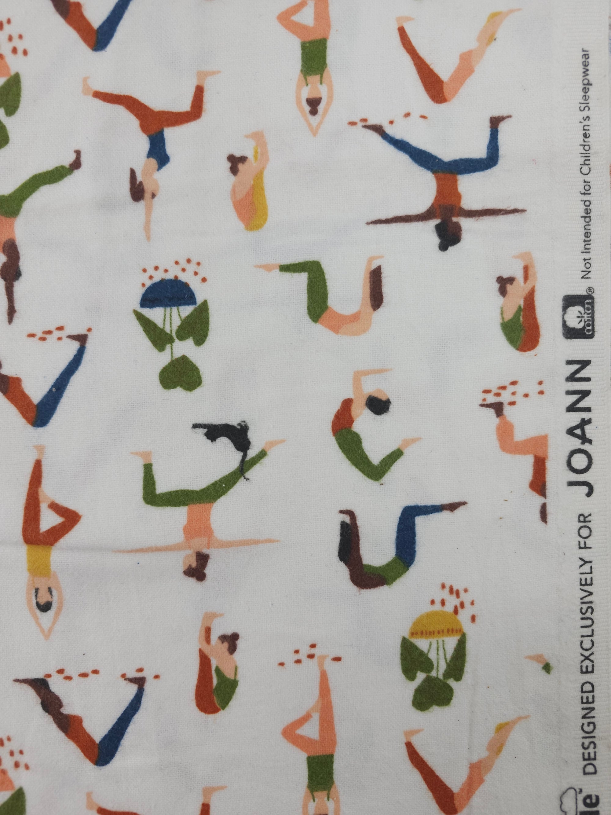 Yoga Poses Lightweight Flannel Cotton