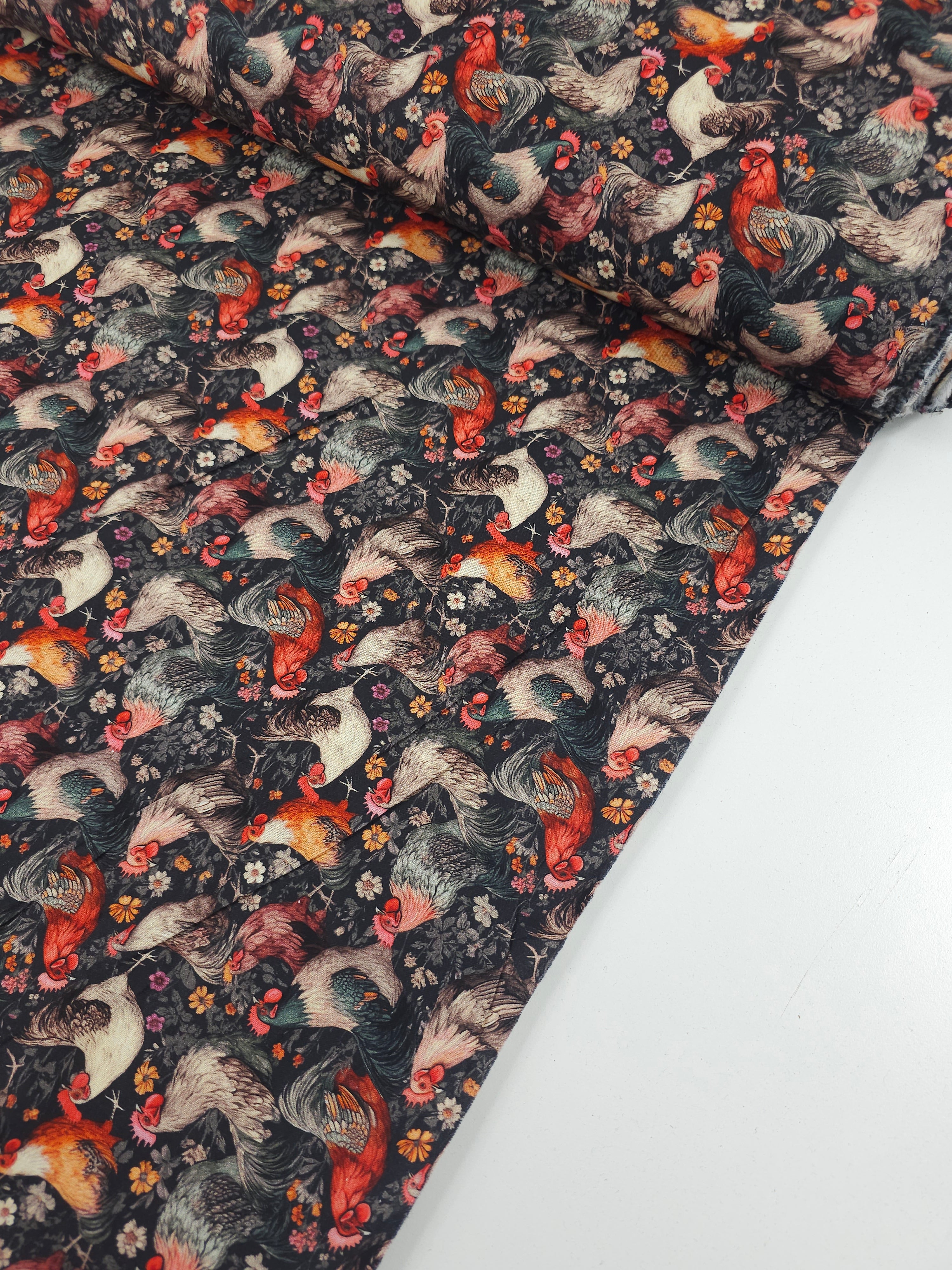Rooster Field 100% Cotton