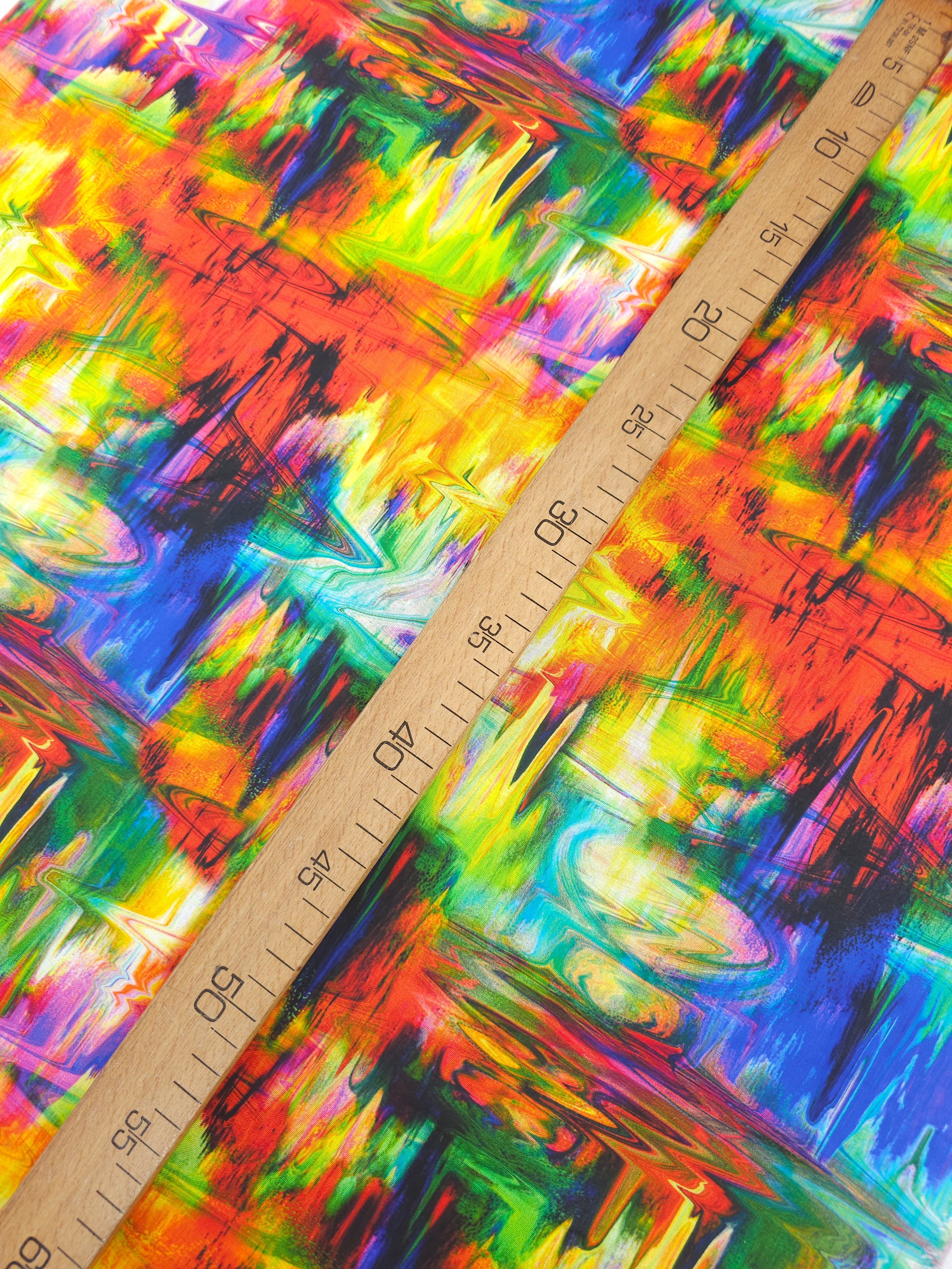 Multicolour Static Diffusion 100% Cotton - Joann