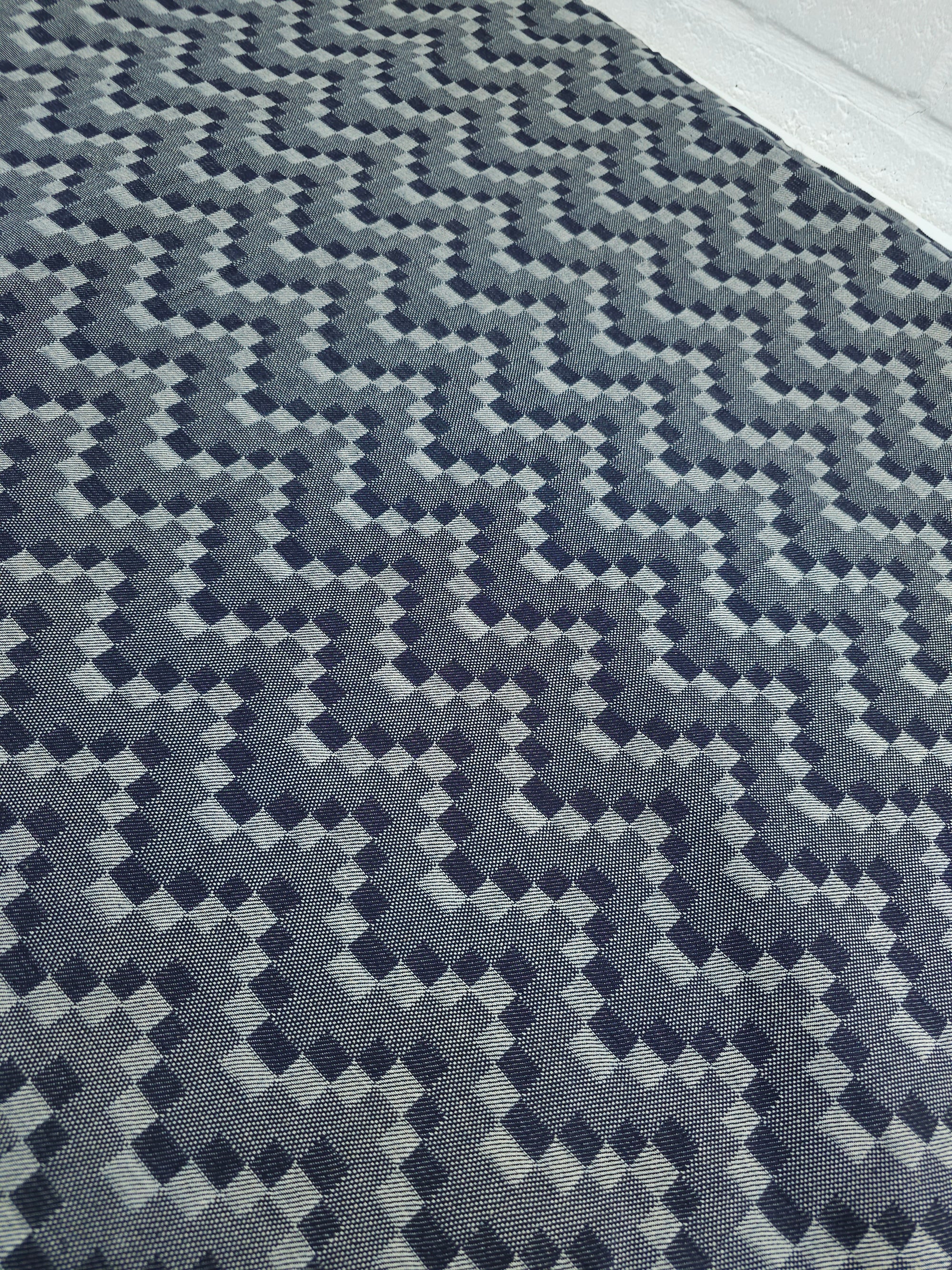 Abstract Tetris Denim