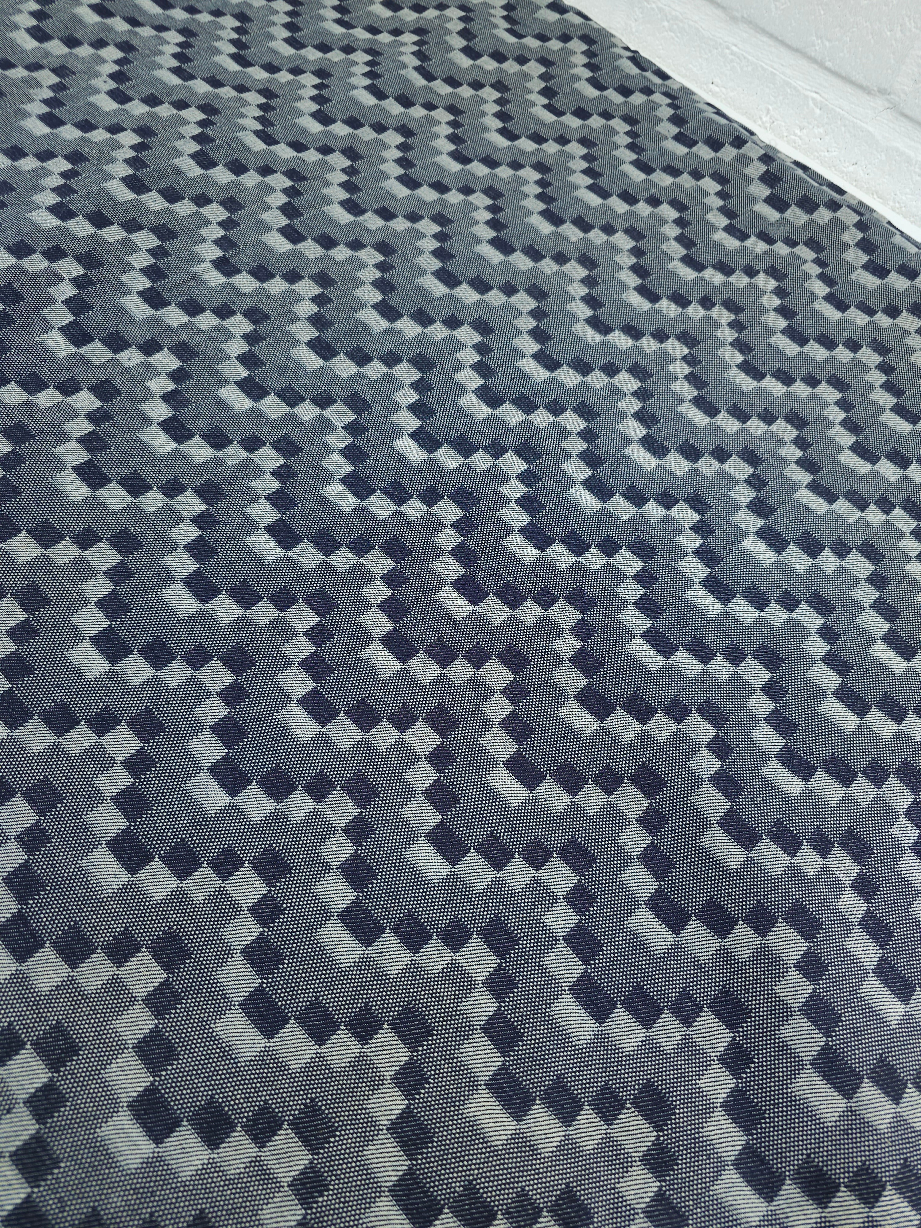 Abstract Tetris Denim