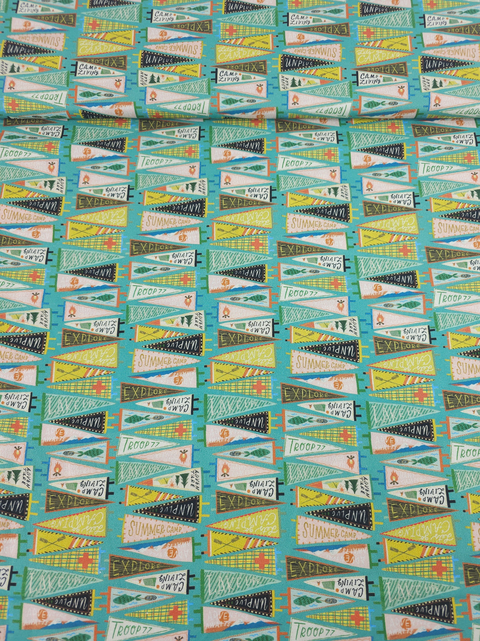 Camping Signs 100% Cotton