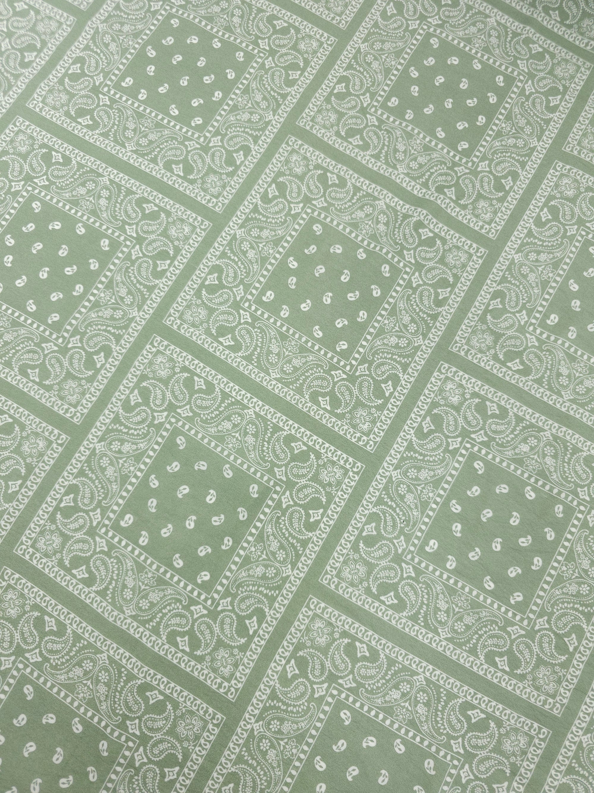 Sage Bandana Square Modal Viscose