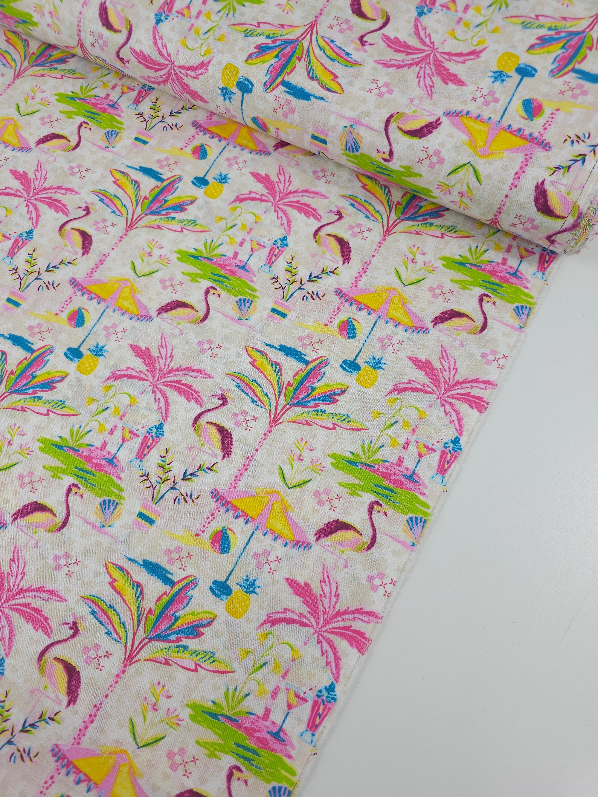 Flamingo Beach 100% Cotton