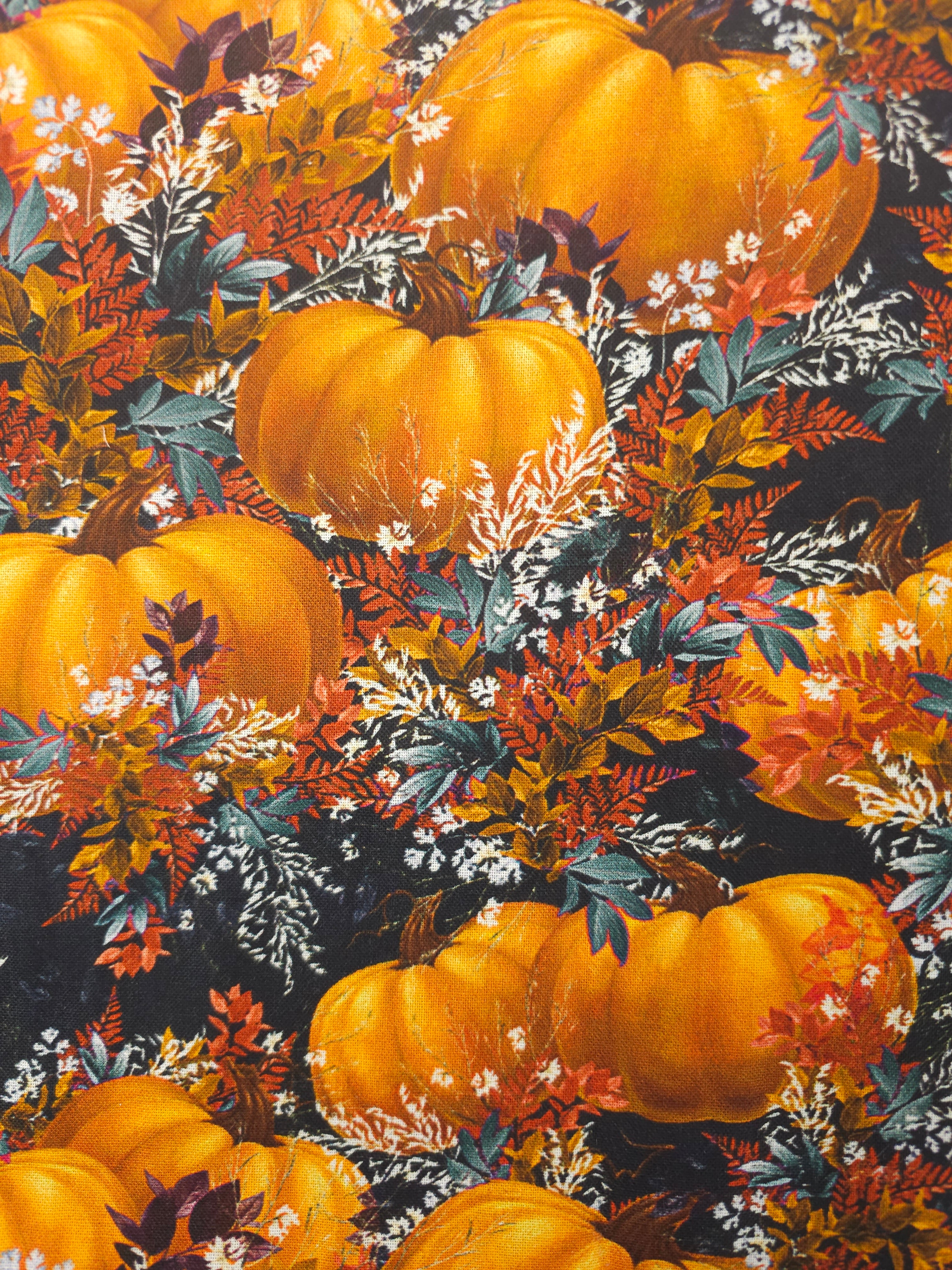 Fall pumpkin Cotton- 1m