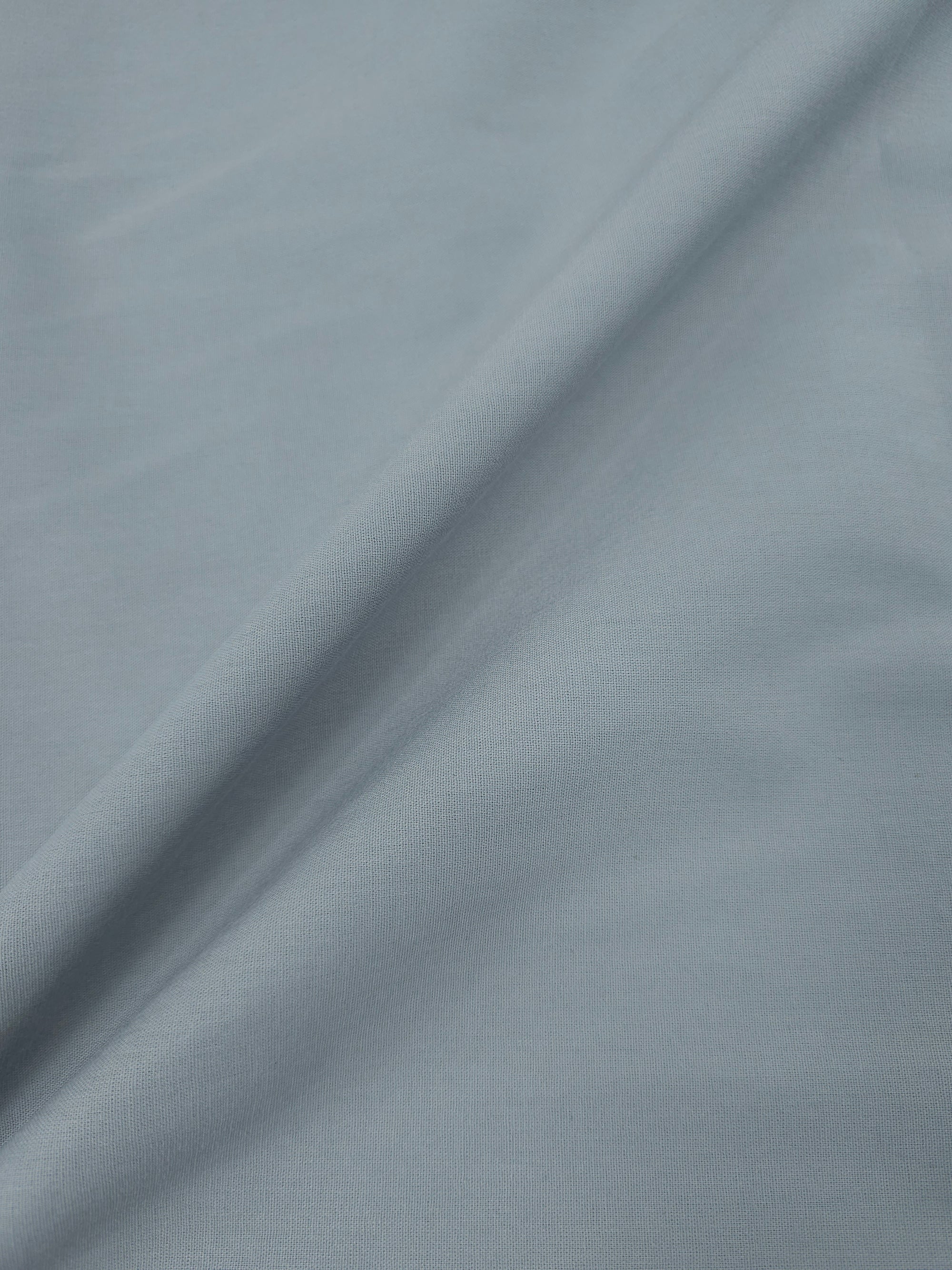 Grey Cotton Poplin