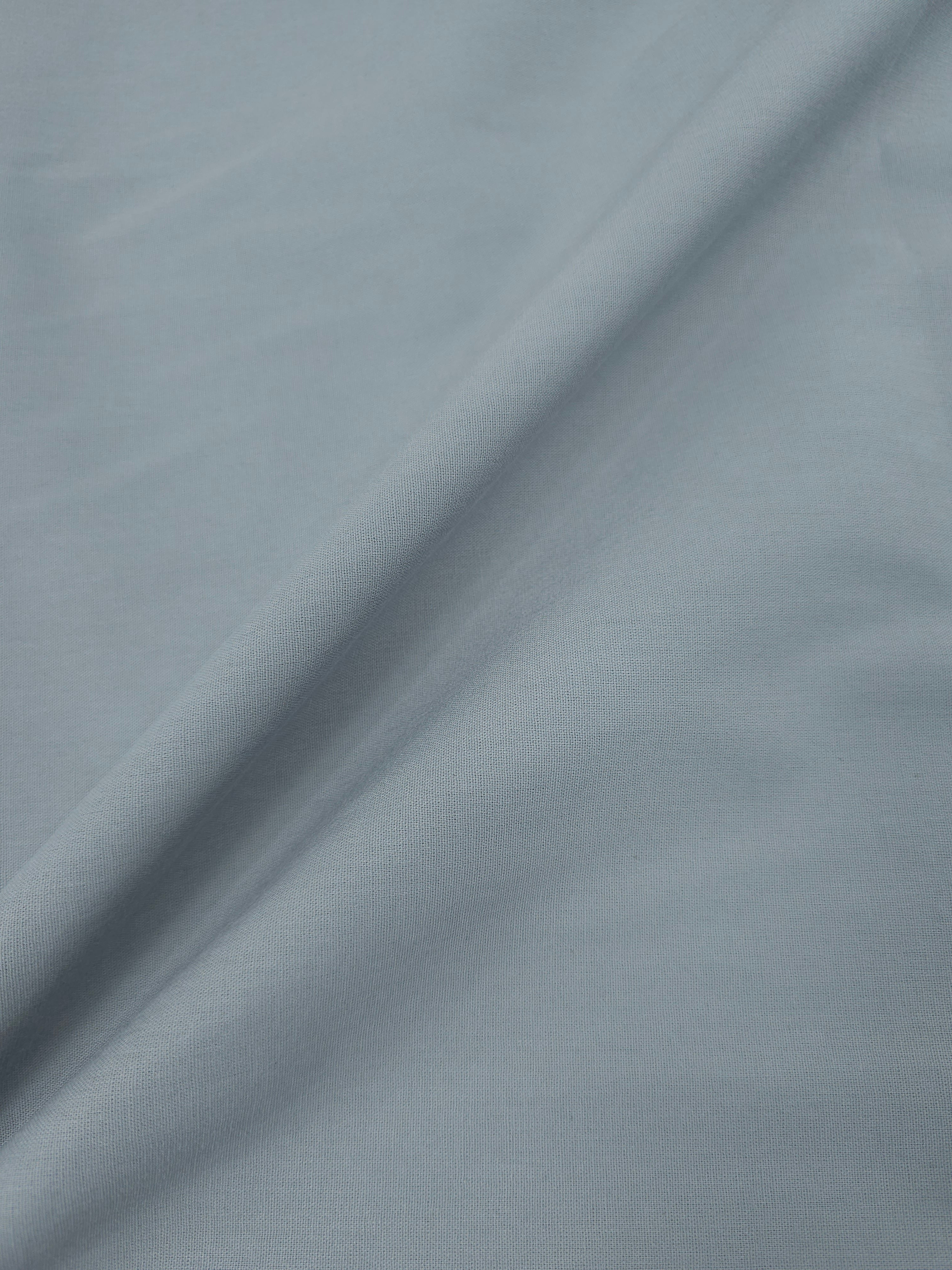 Grey Cotton Poplin