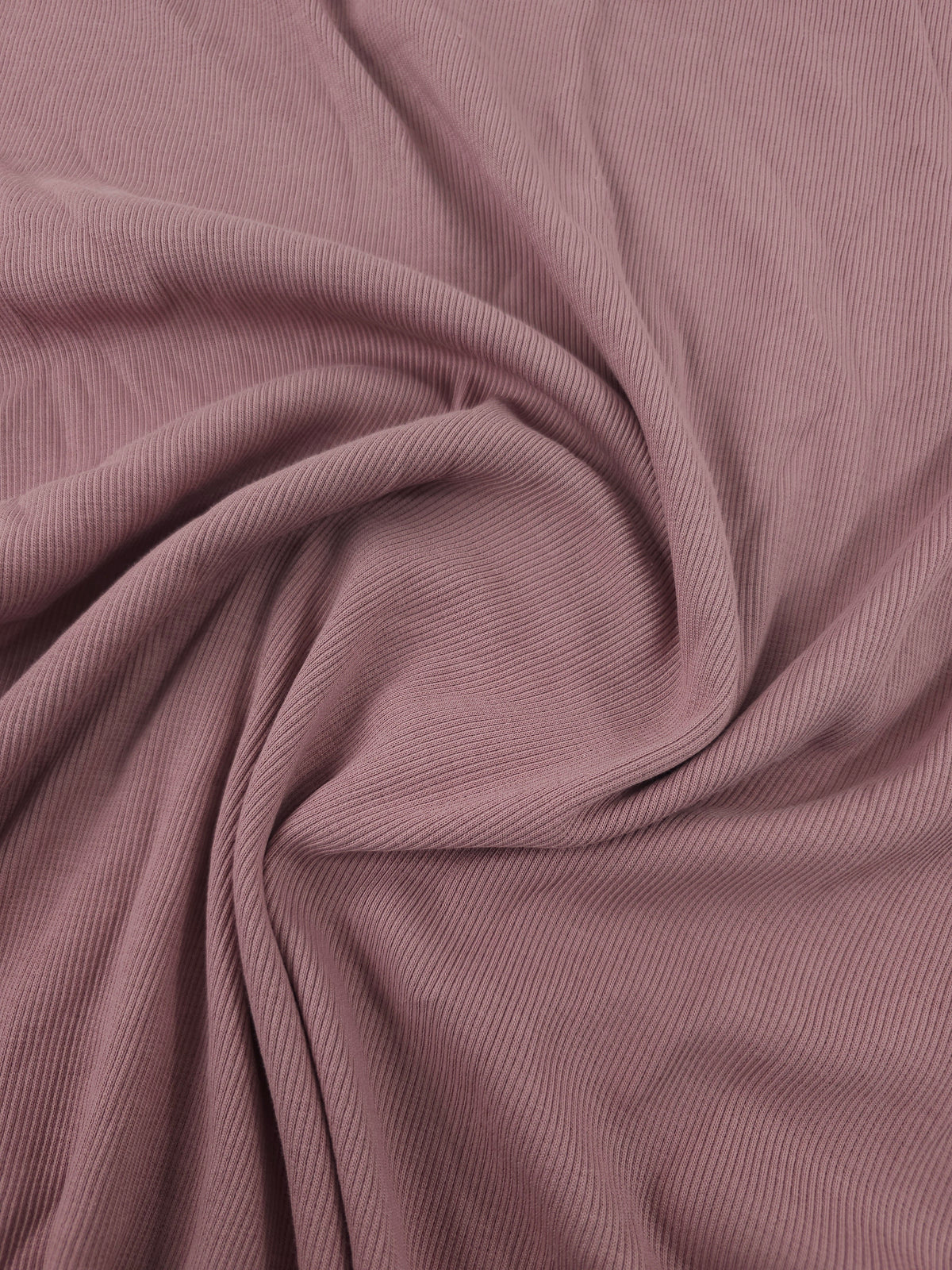 Pinky Mauve Tubular Ribbing
