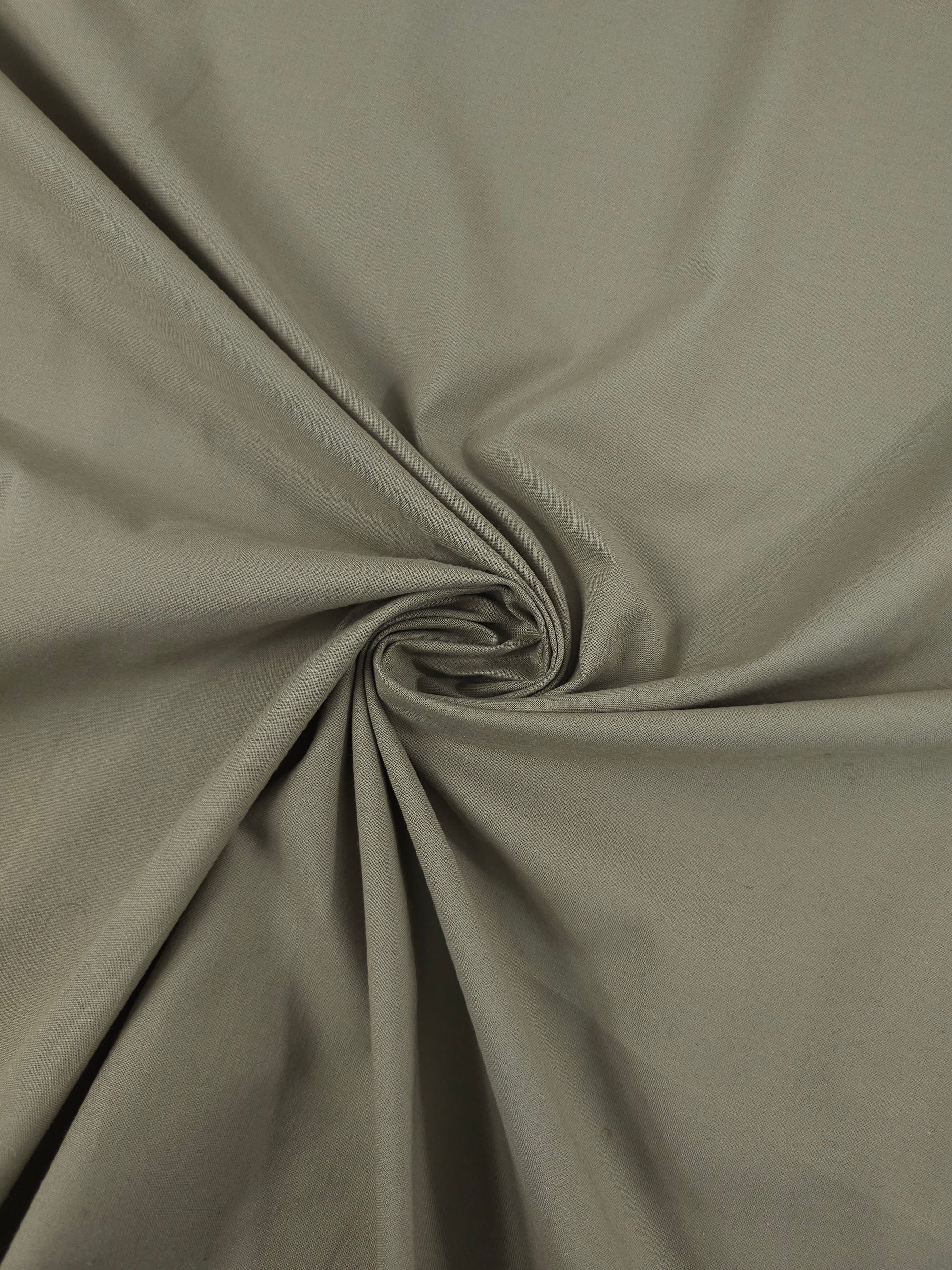 Khaki Greige Lightweight Cotton