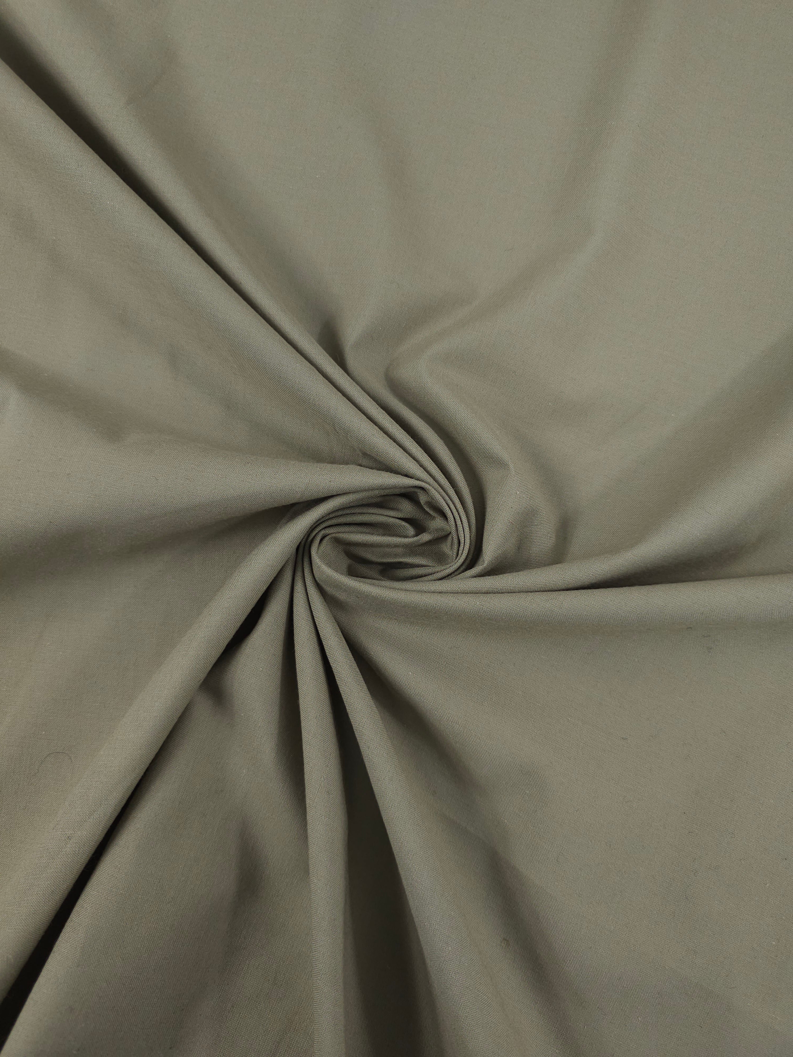 Khaki Greige Lightweight Cotton