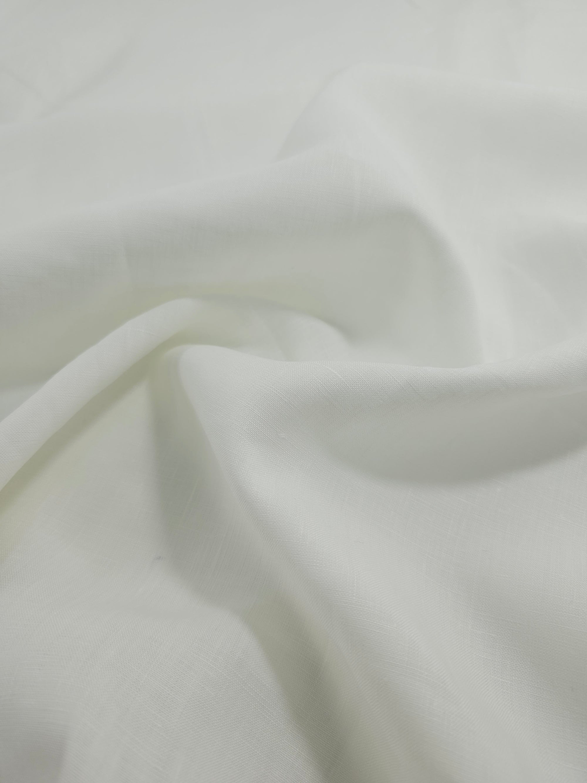 White 100% Linen