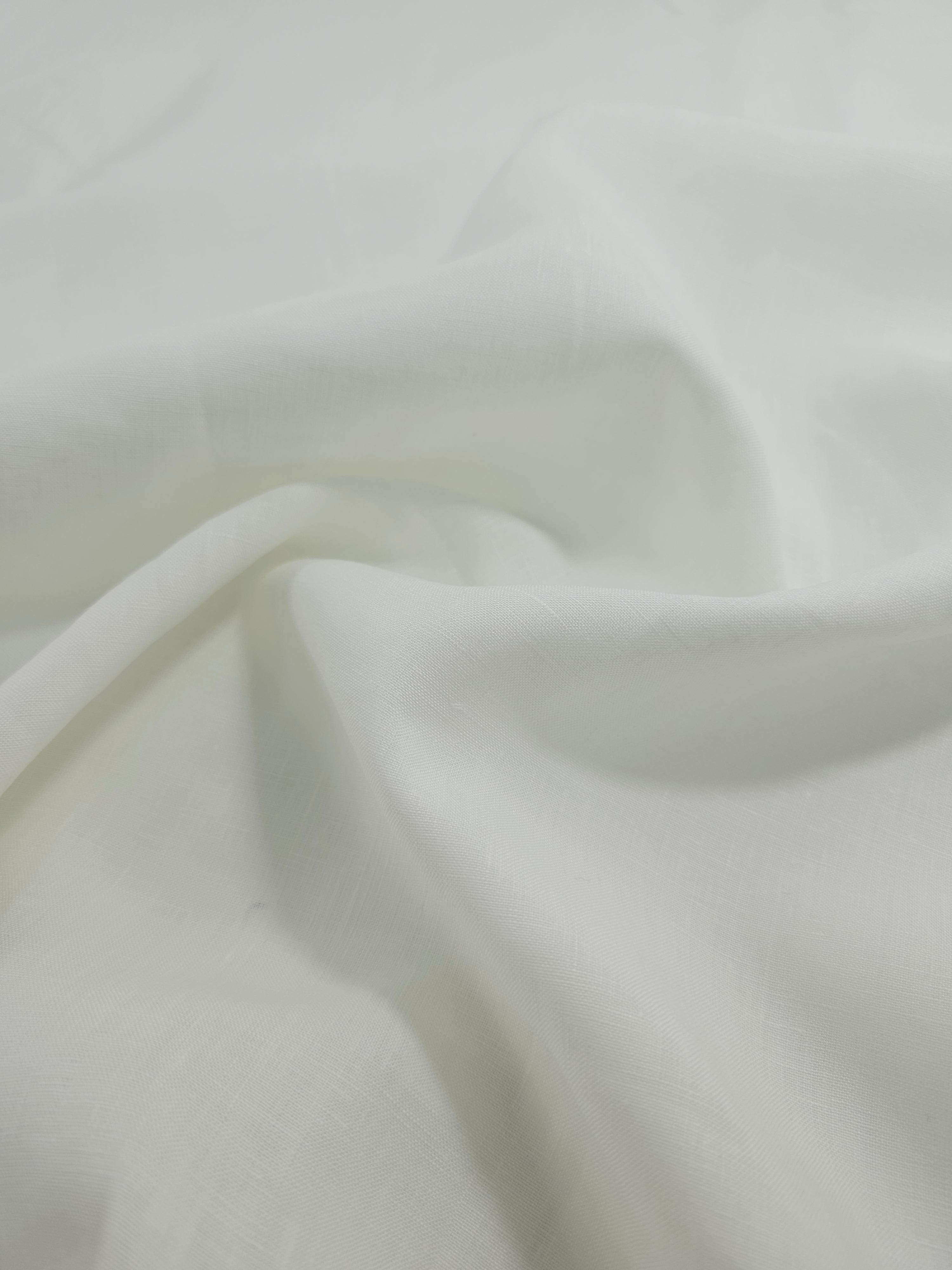 White 100% Linen