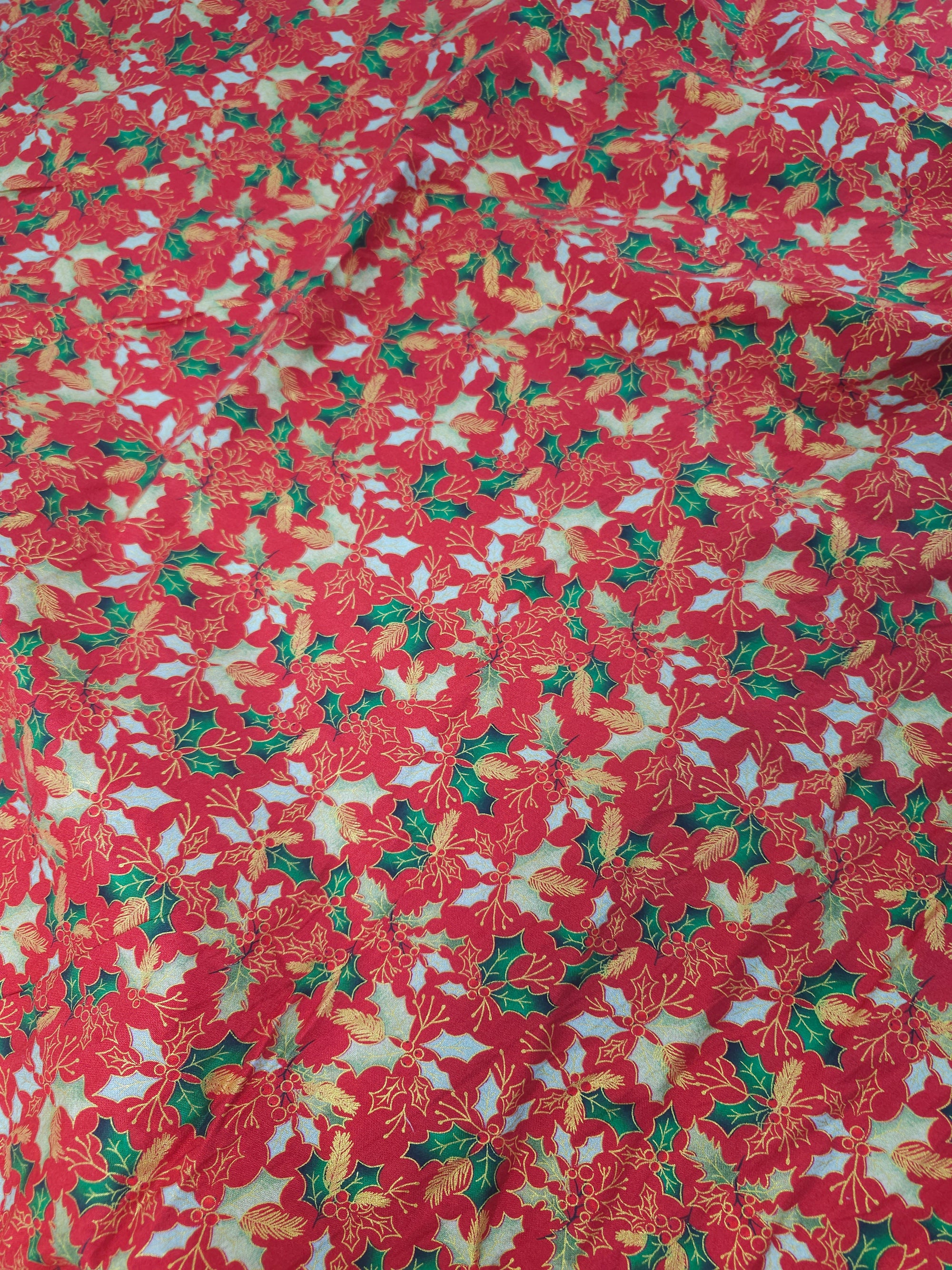 Holly leaf Cotton- 2.4m piece