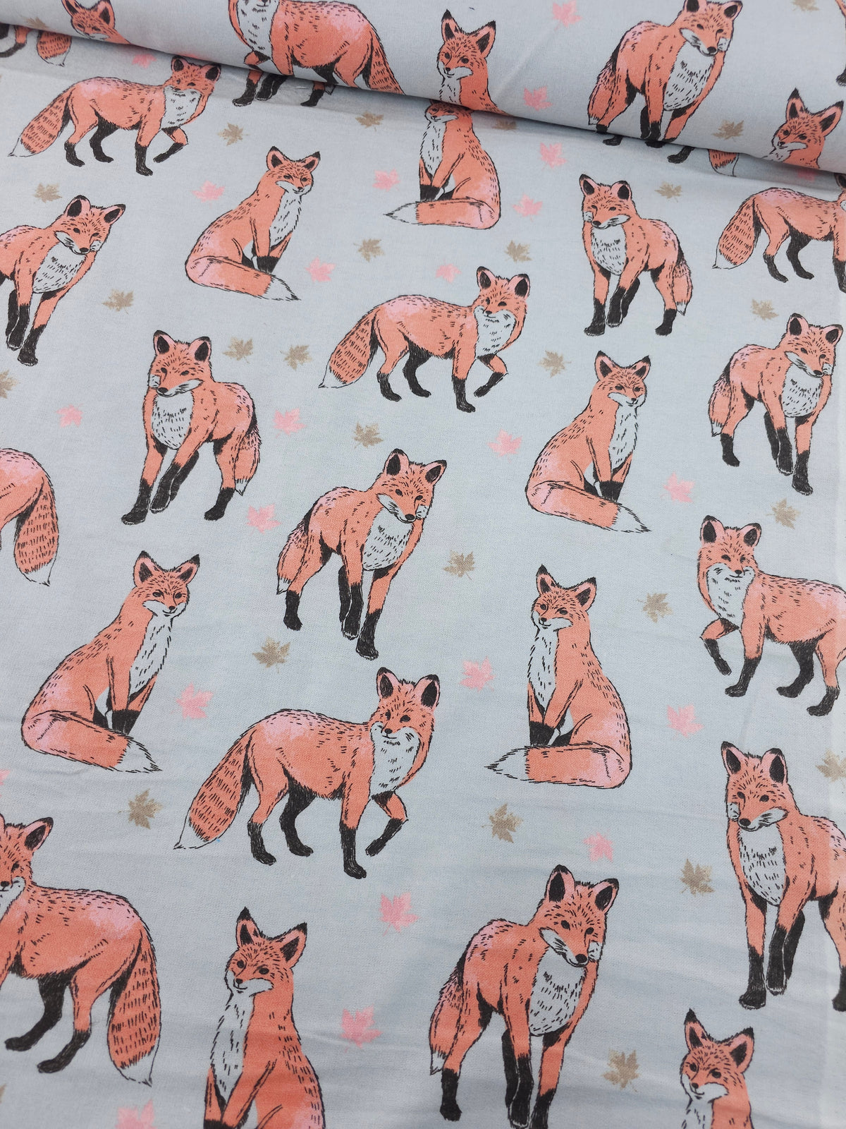 Foxy Maple Lightweight Flannel Cotton - Joann