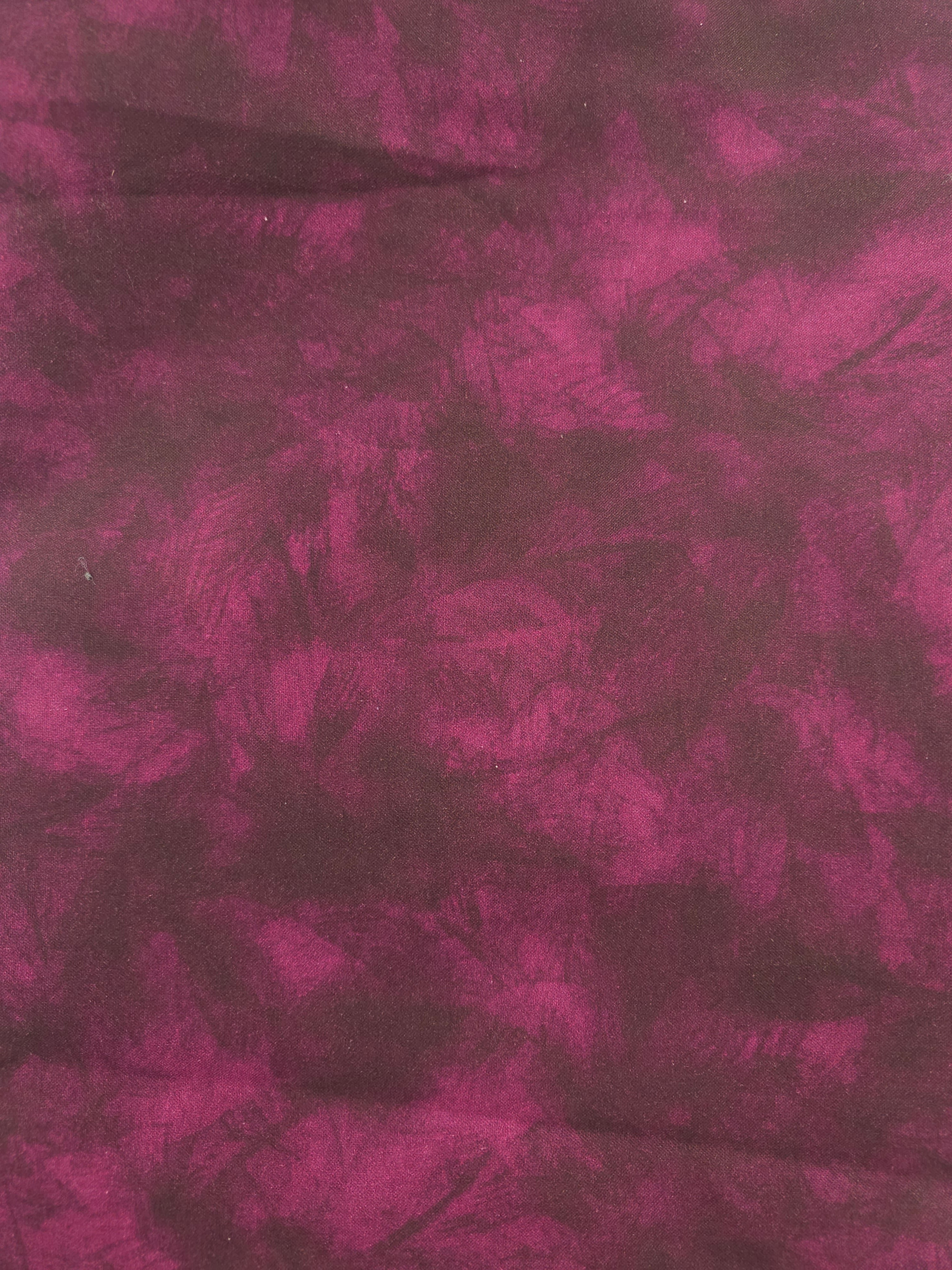 Plum shades Cotton- 2.9m piece