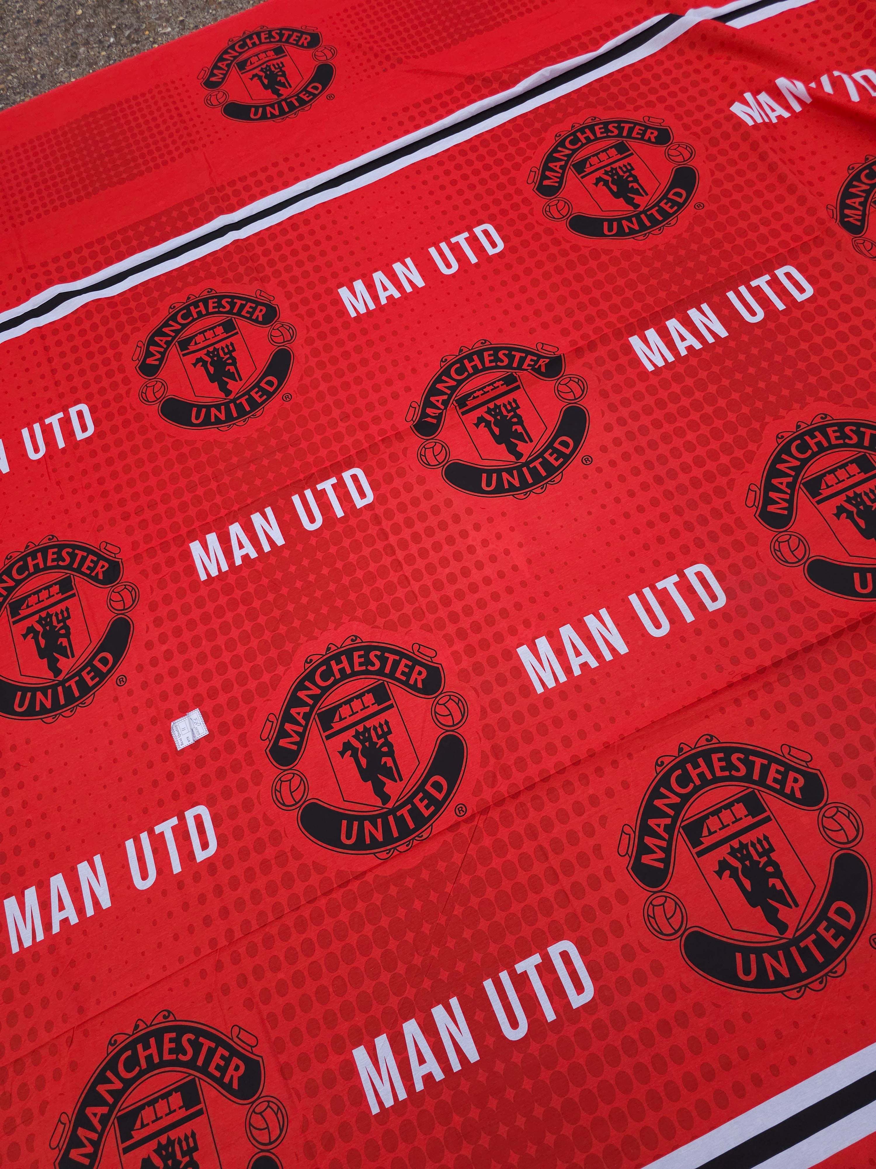 Manchester United FC Emblem 100% Cotton Football Fabric 104" *EXTRA WIDE*