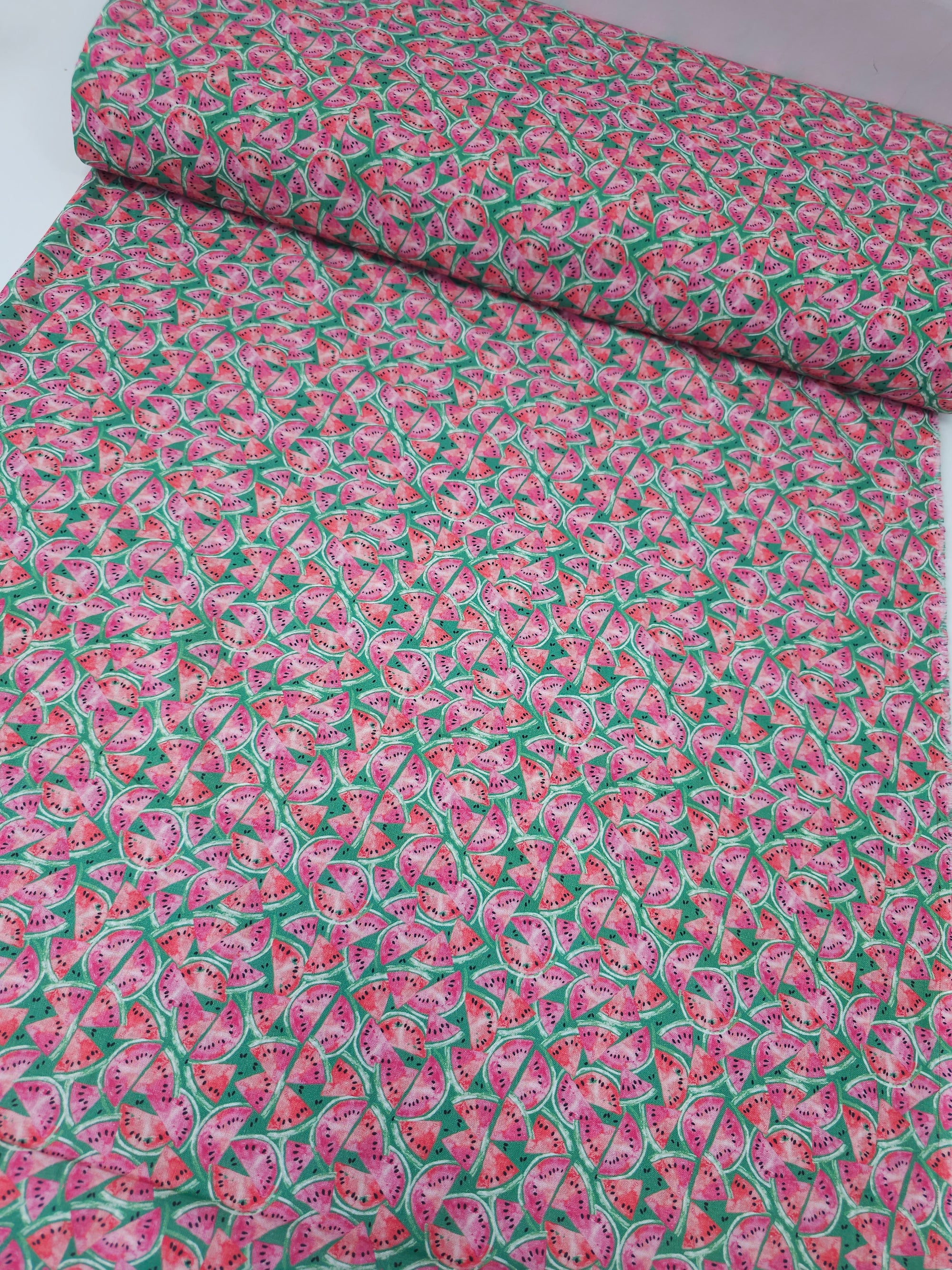 Ditsy Watermelon Slice 100% Cotton