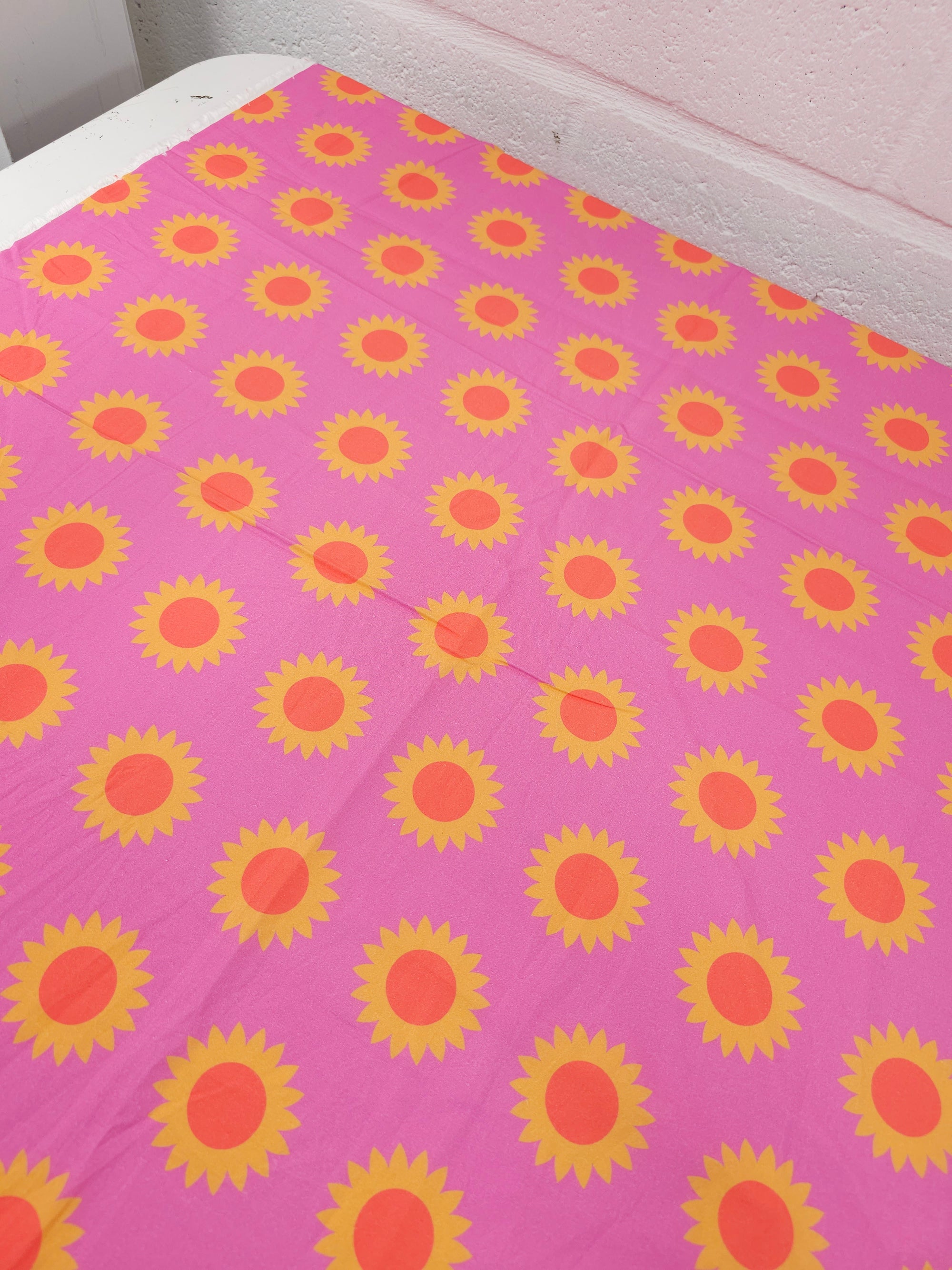 Pink/Orange Sun Daze Lightweight Cotton