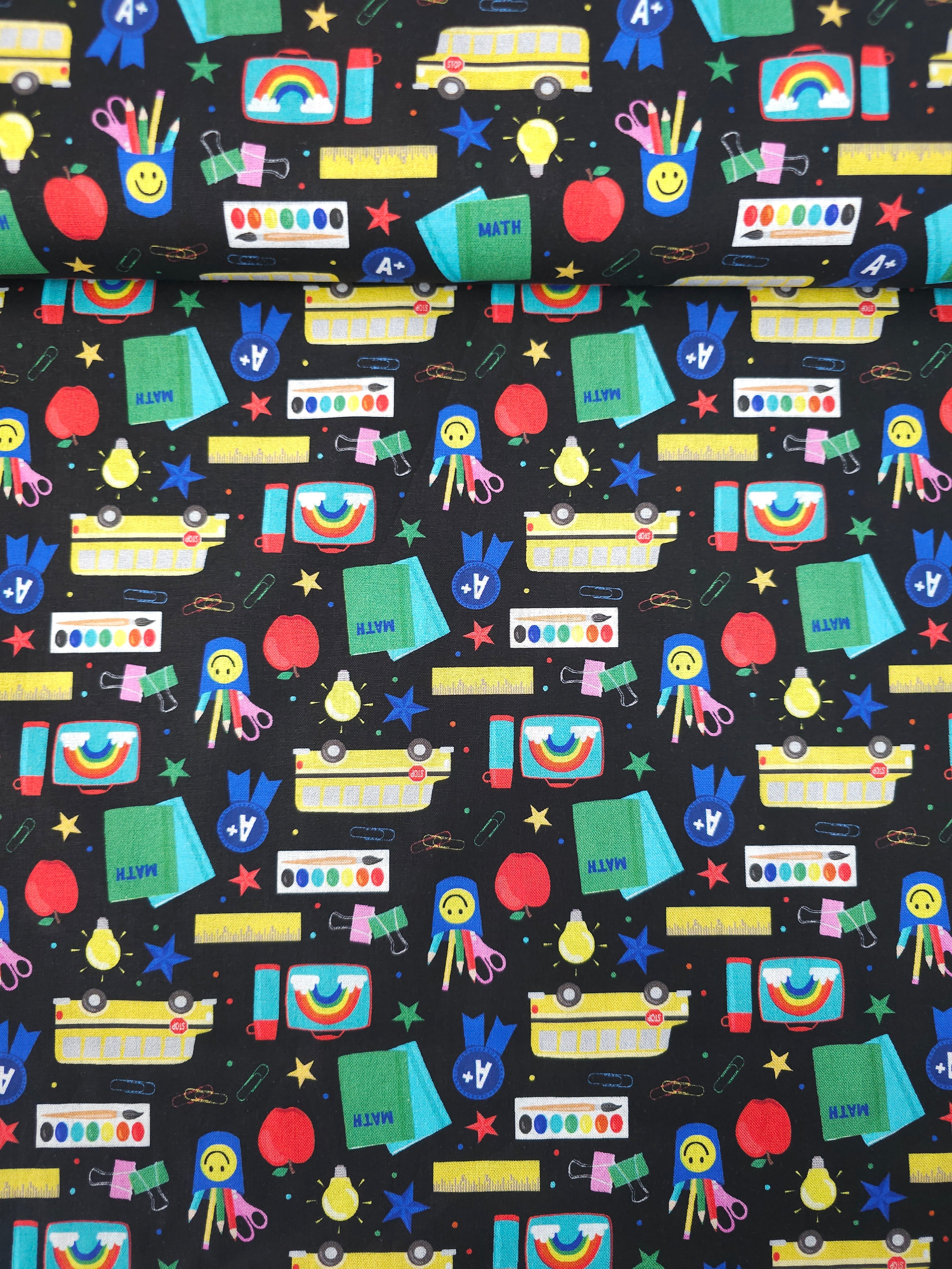 Back To School 100% Cotton - Robert Kaufman