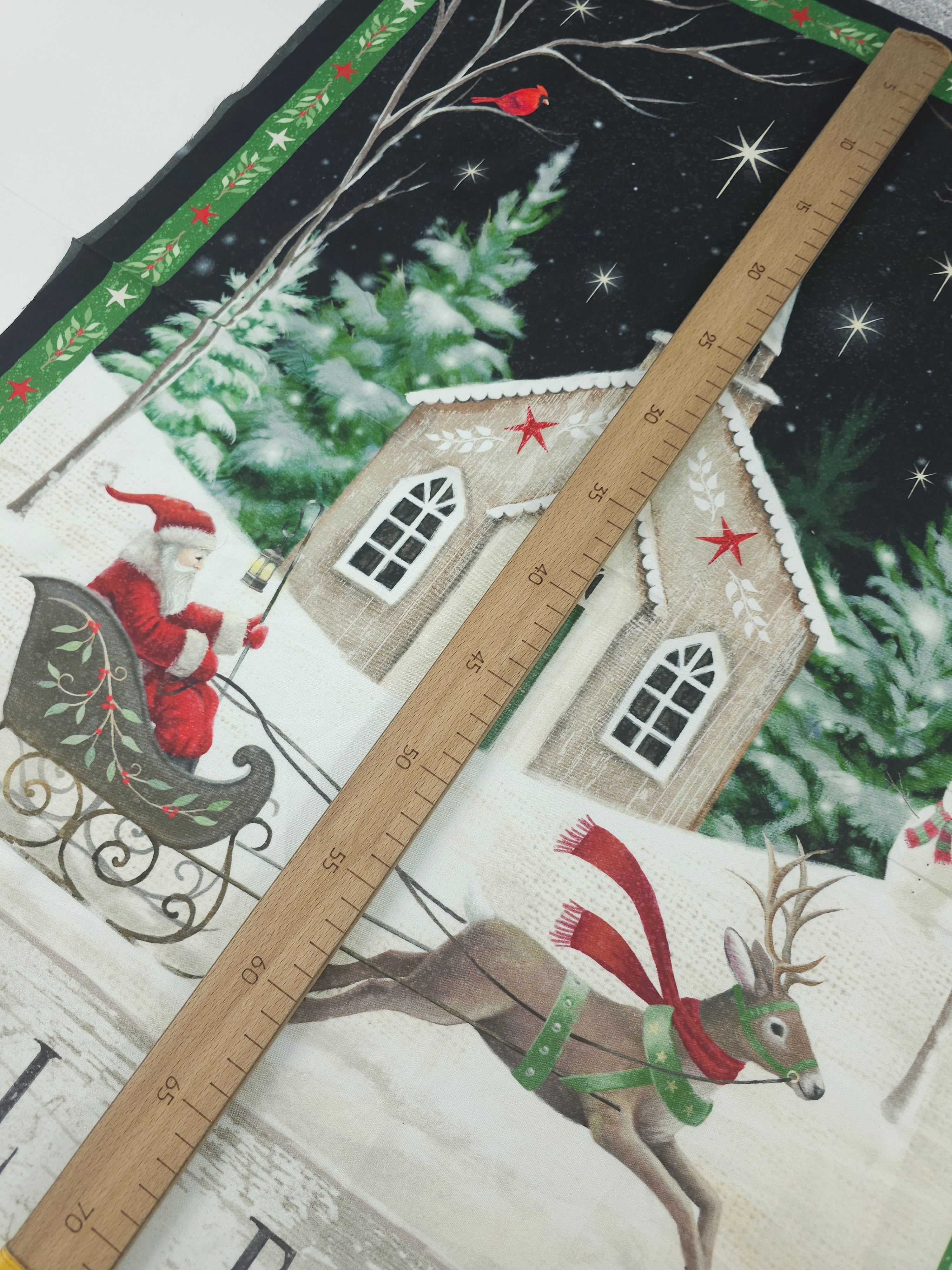 Santa Believe 100% Cotton - 60cm Panel