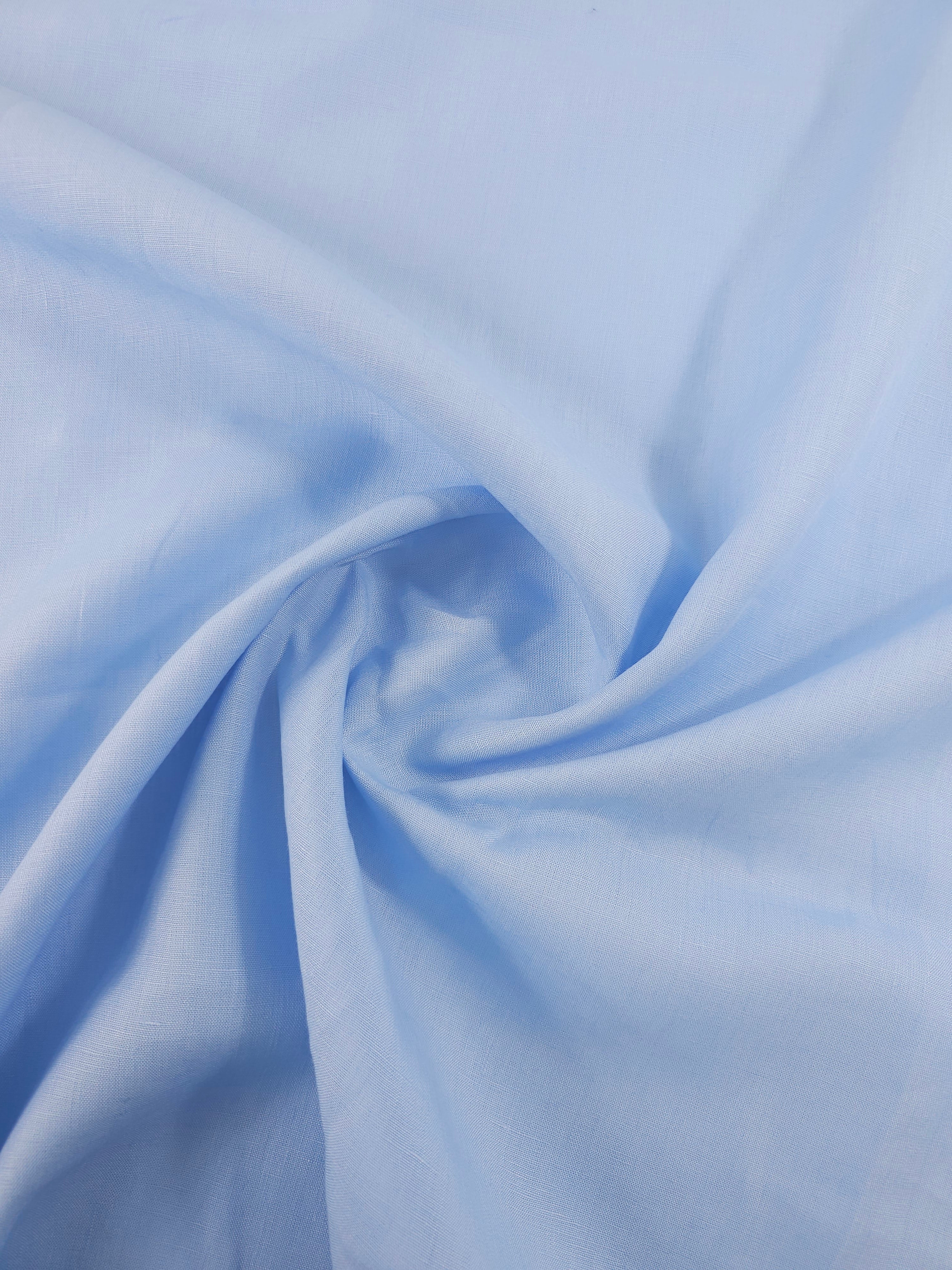 Baby Blue 100% Linen