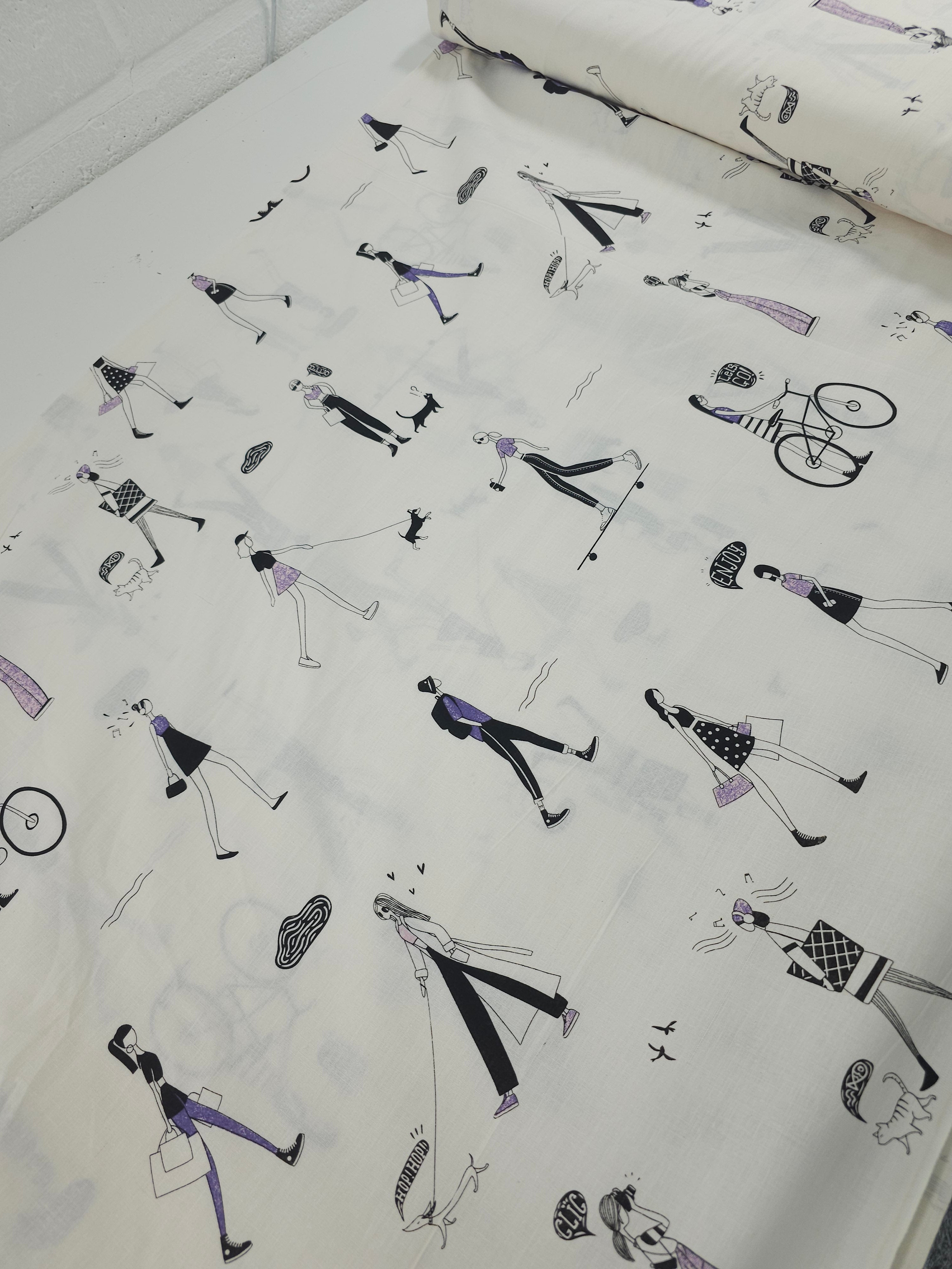 Out And About 100% Cotton 98" *EXTRA WIDE*