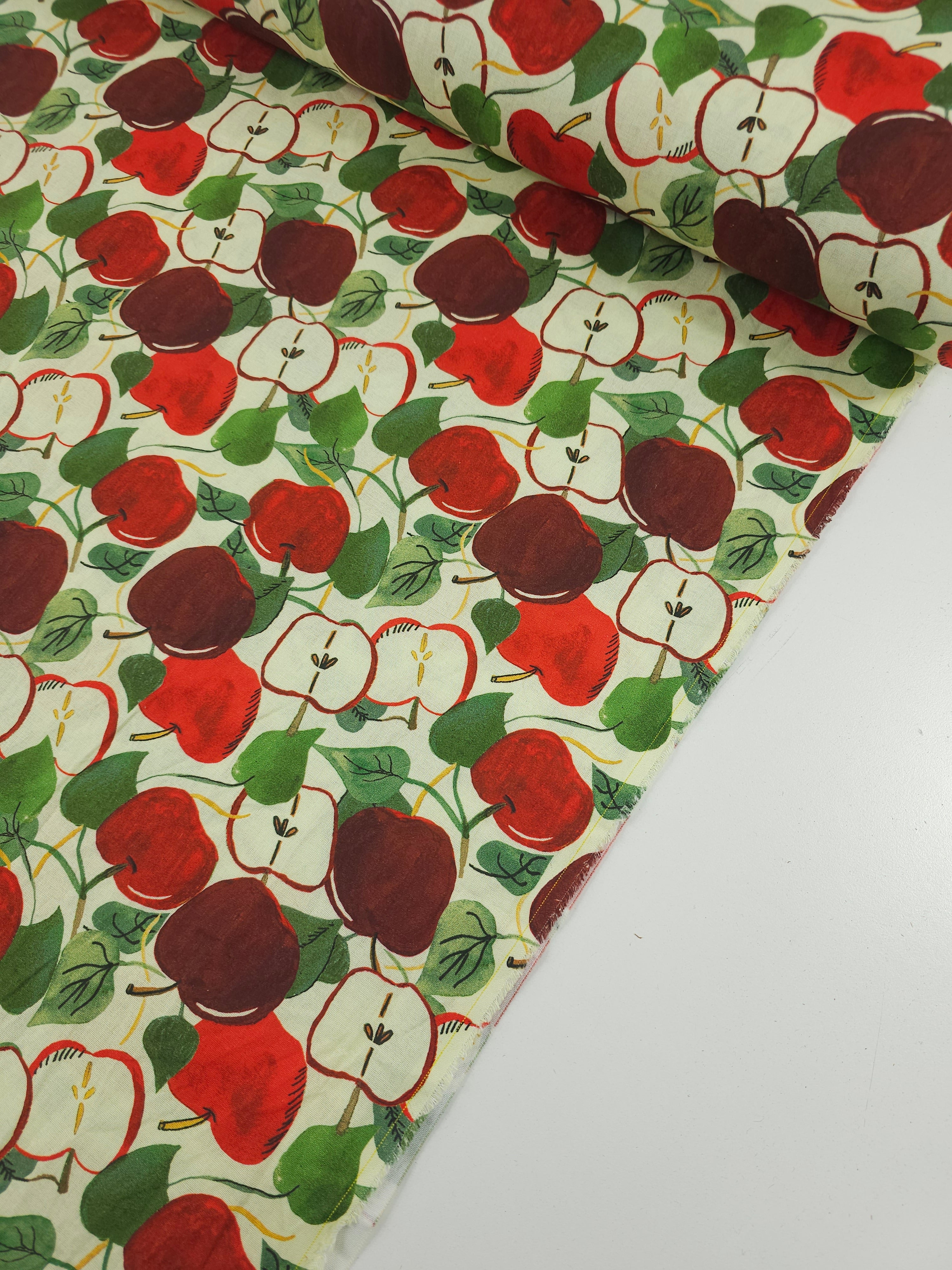 Apple Slices 100% Cotton
