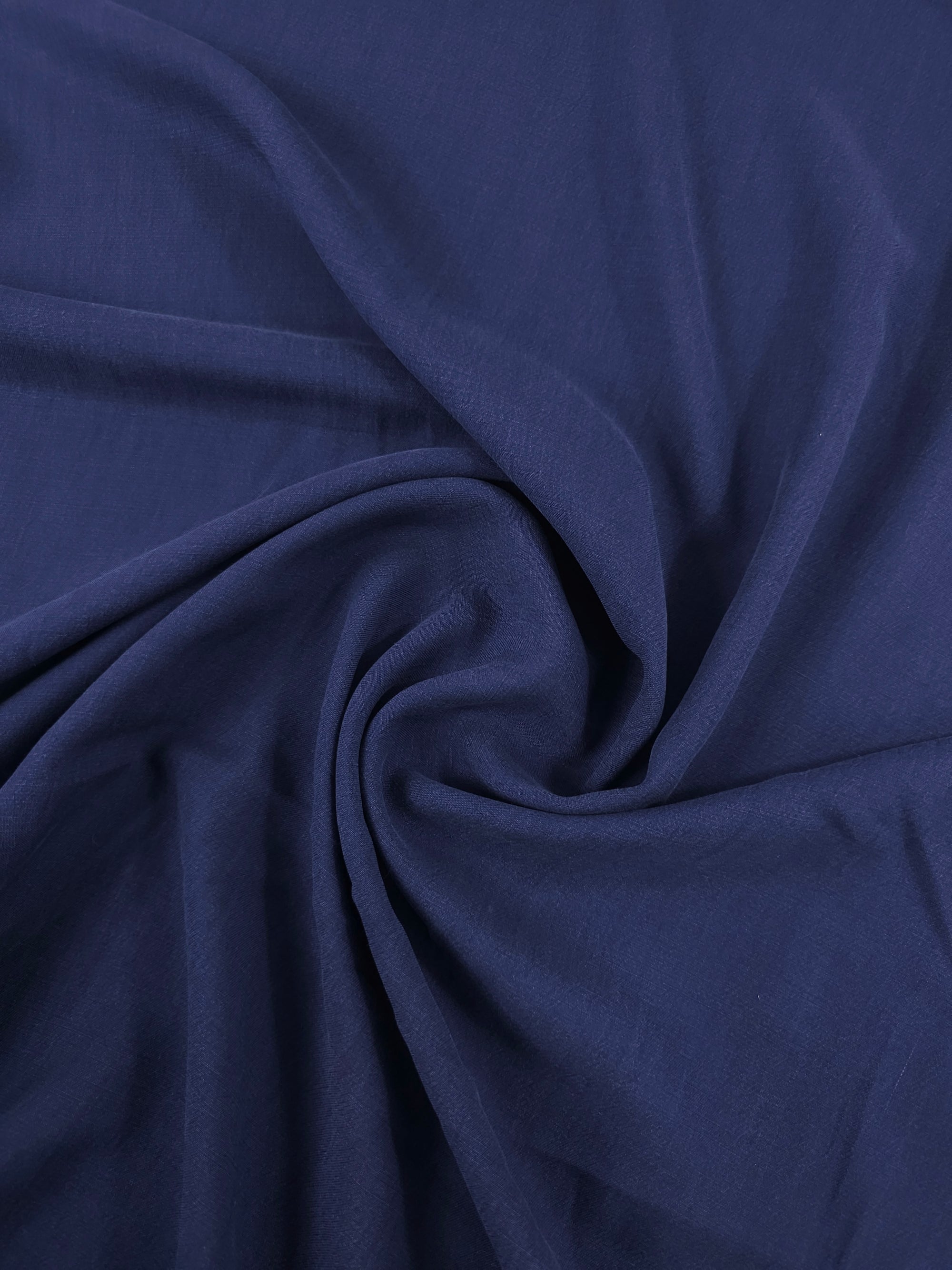 Dark Blue Cupro Viscose