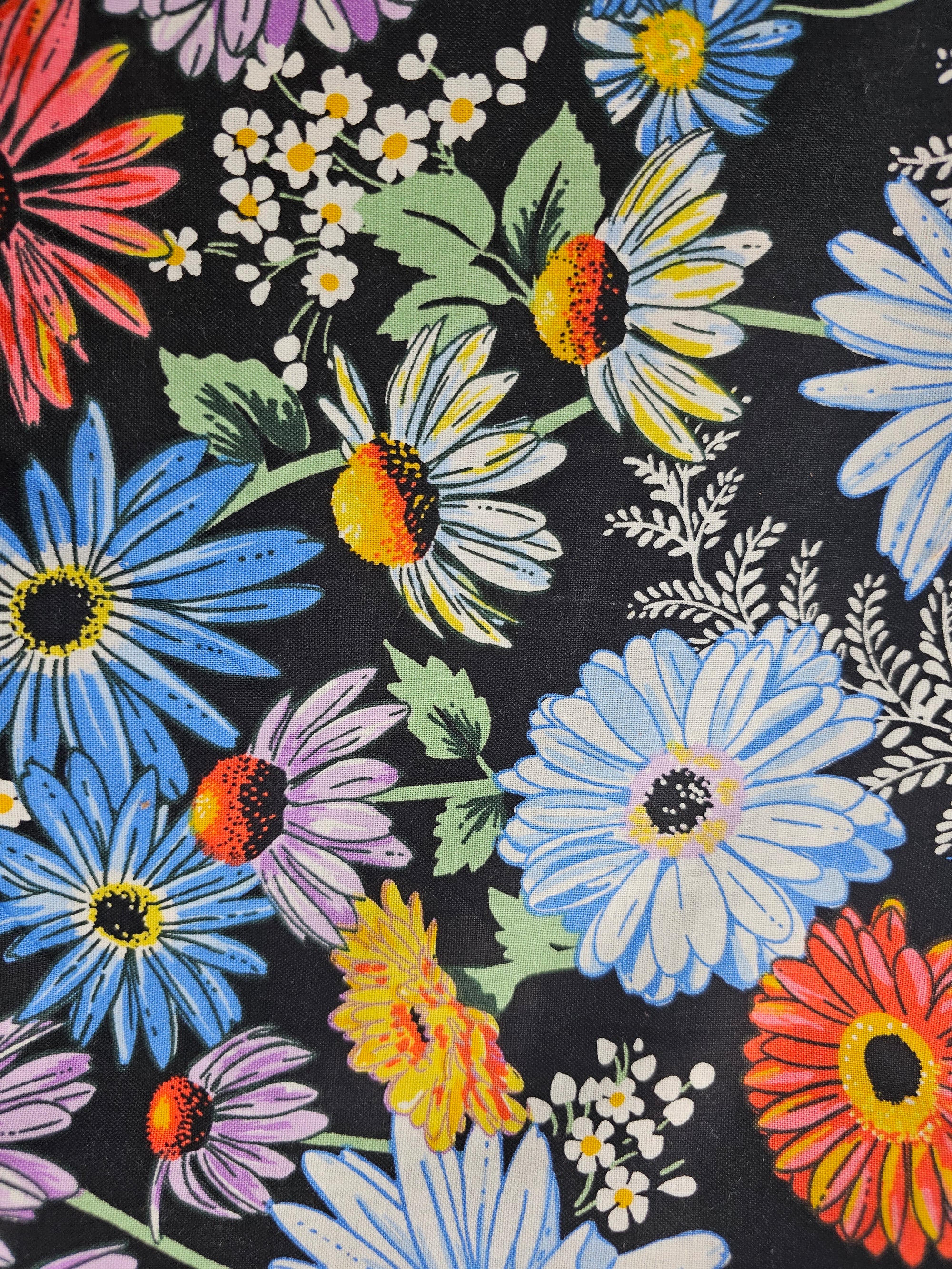 Dark meadow Cotton- 2m piece
