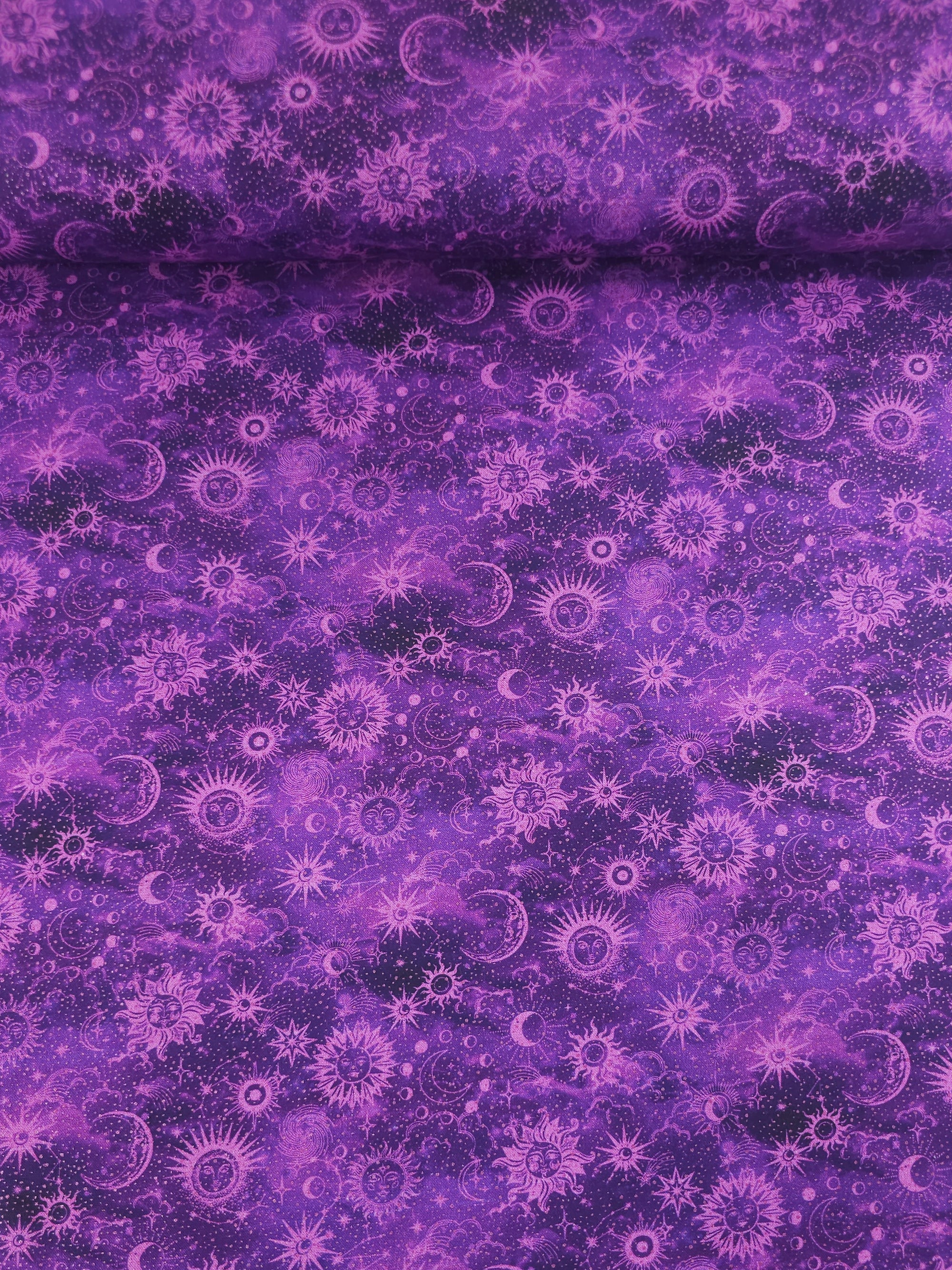 Purple Celestial Skies 100% Cotton