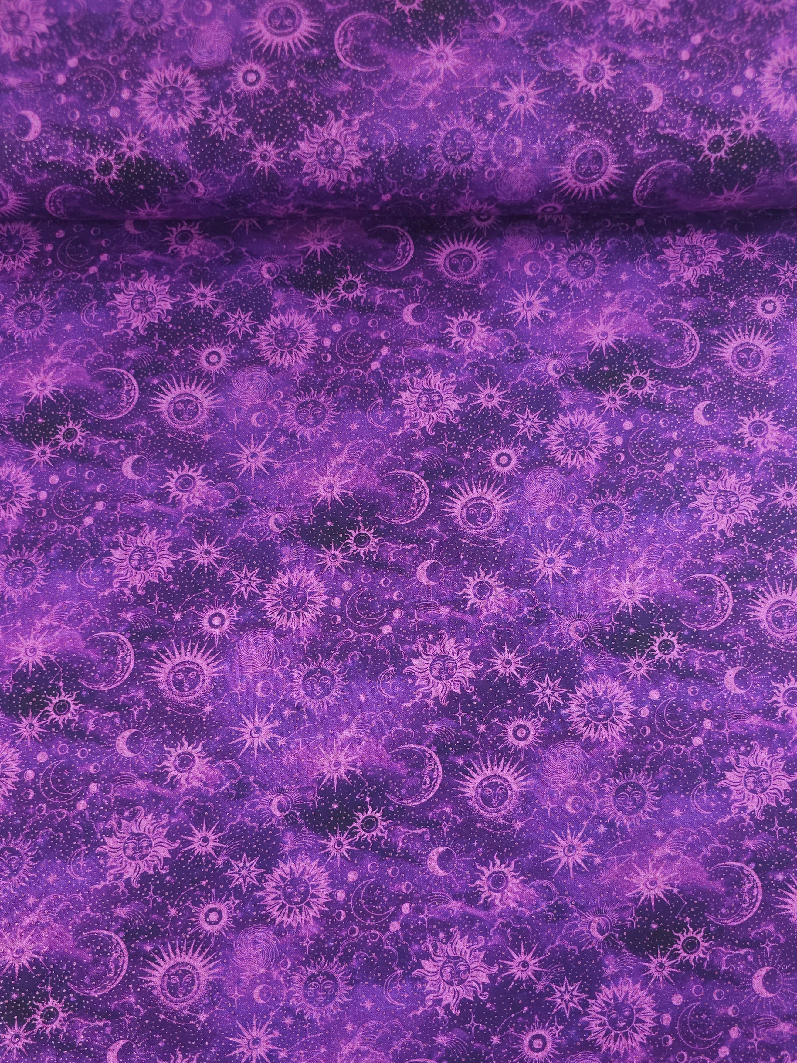 Purple Celestial Skies 100% Cotton