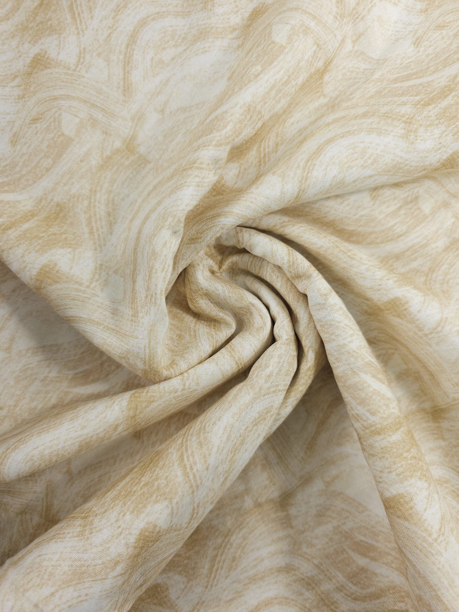 Sand Interlacing Curls Cotton - 2m Piece